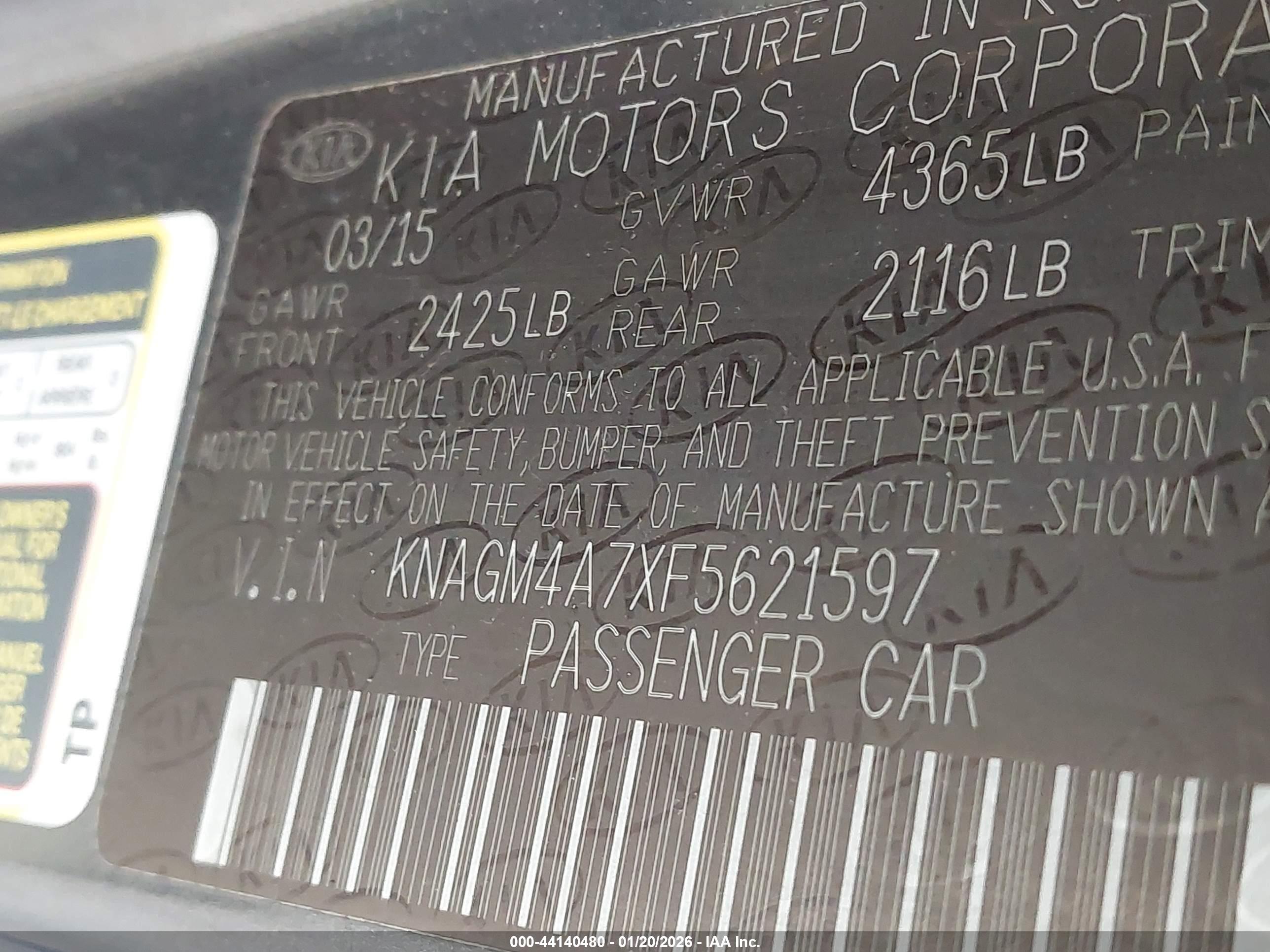 KIA OPTIMA image 9