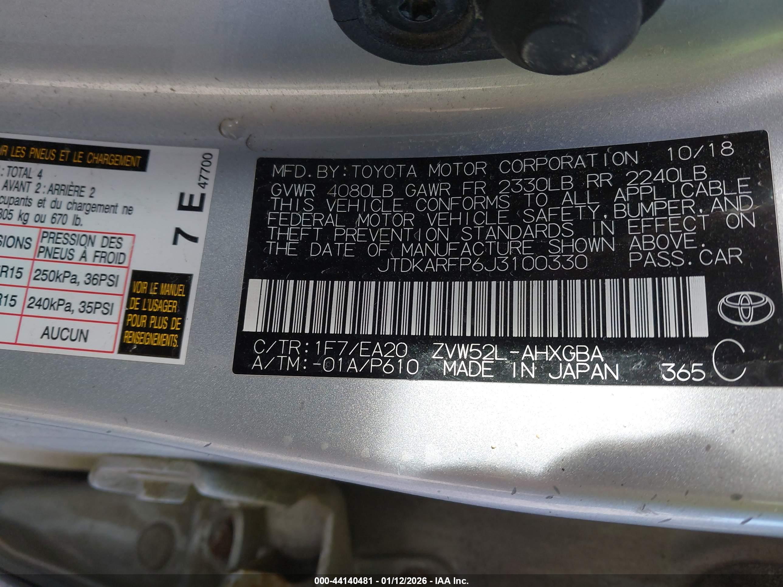 TOYOTA PRIUS image 9