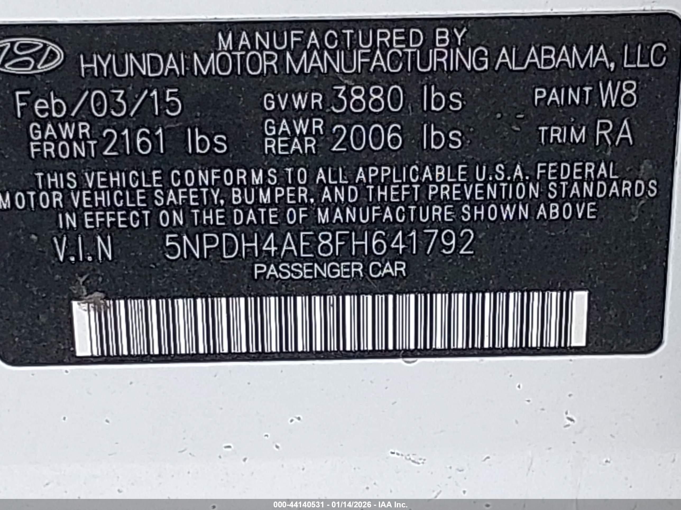 HYUNDAI ELANTRA image 9