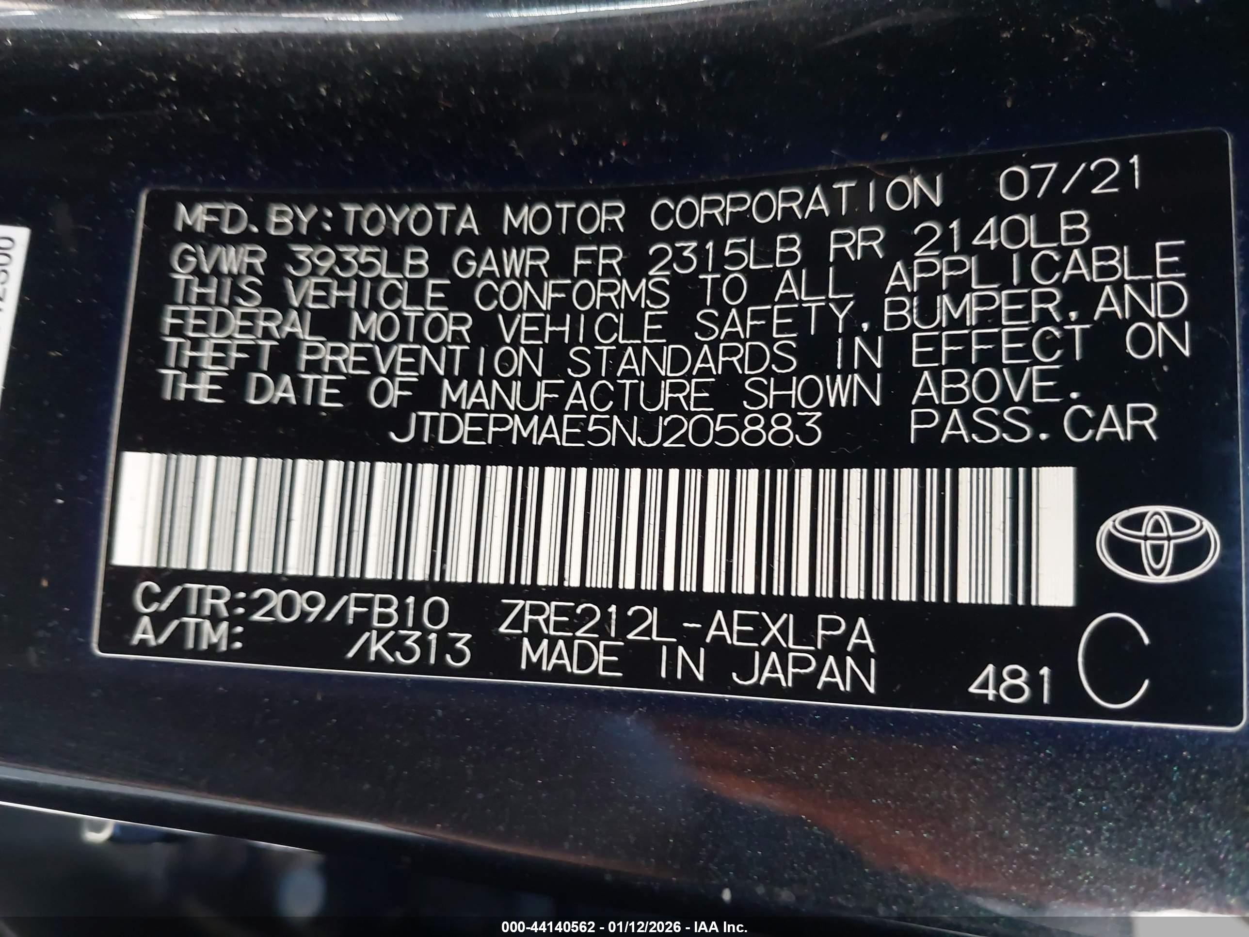 TOYOTA COROLLA image 9