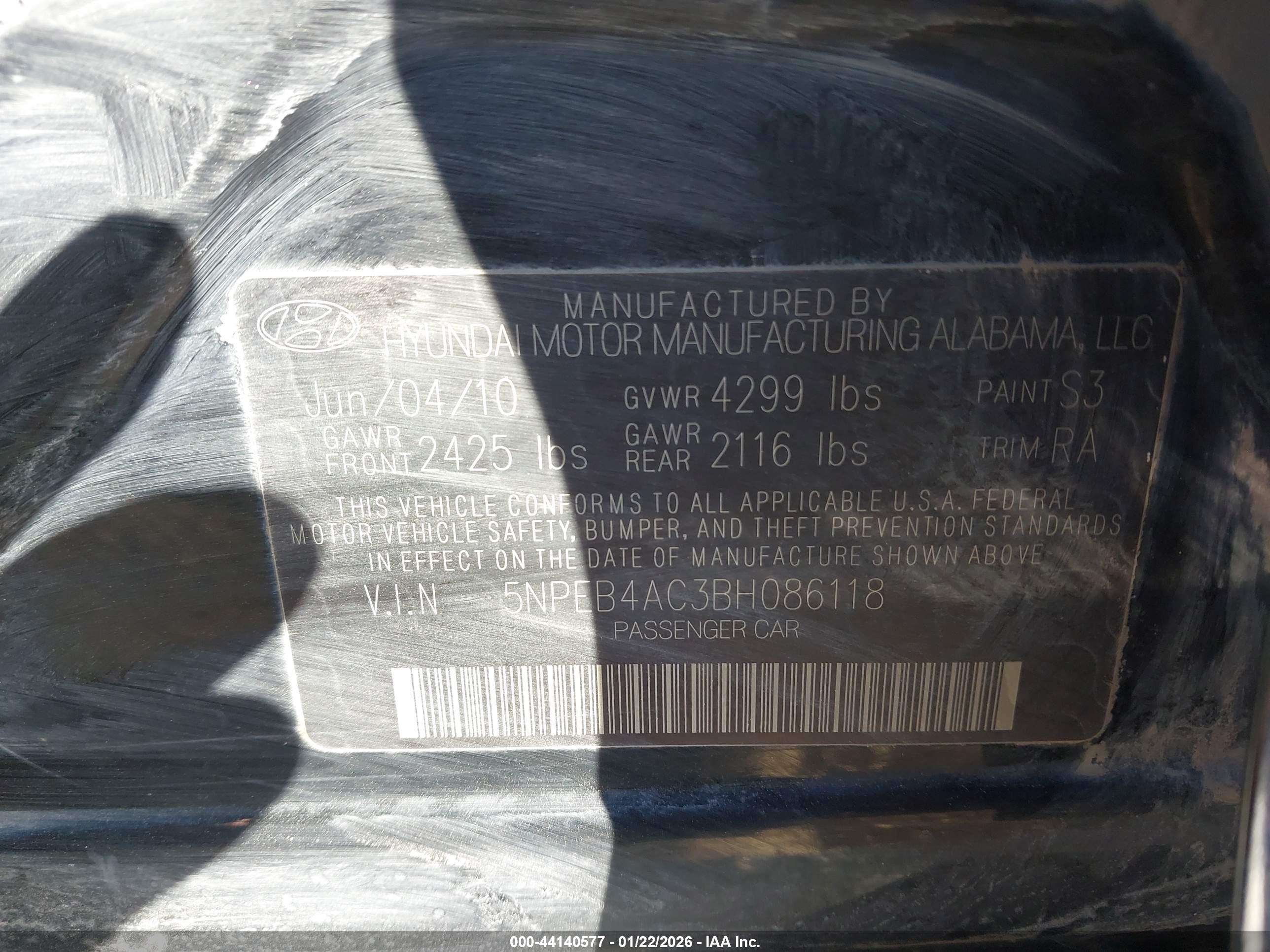 HYUNDAI SONATA image 9