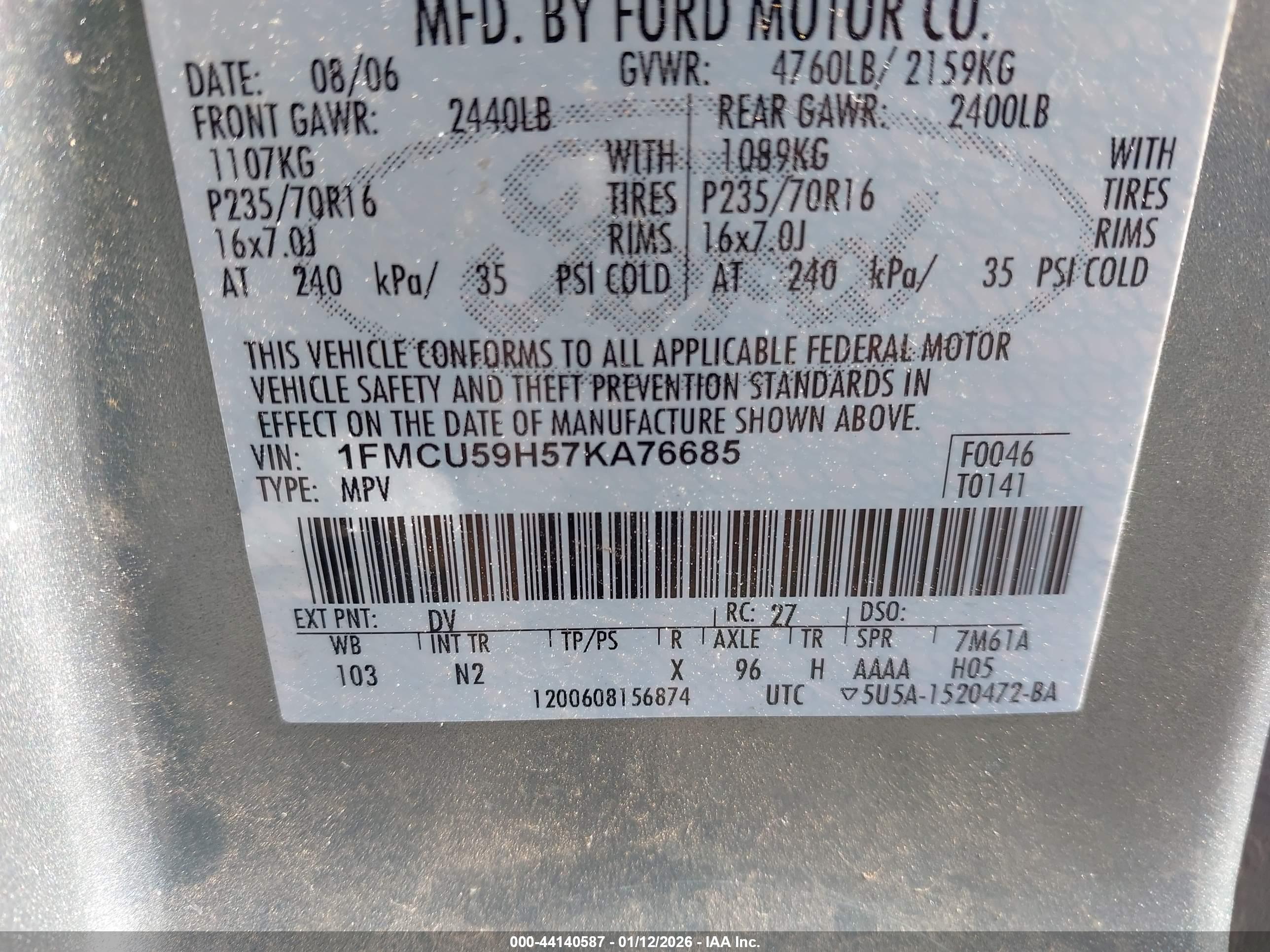FORD ESCAPE image 9