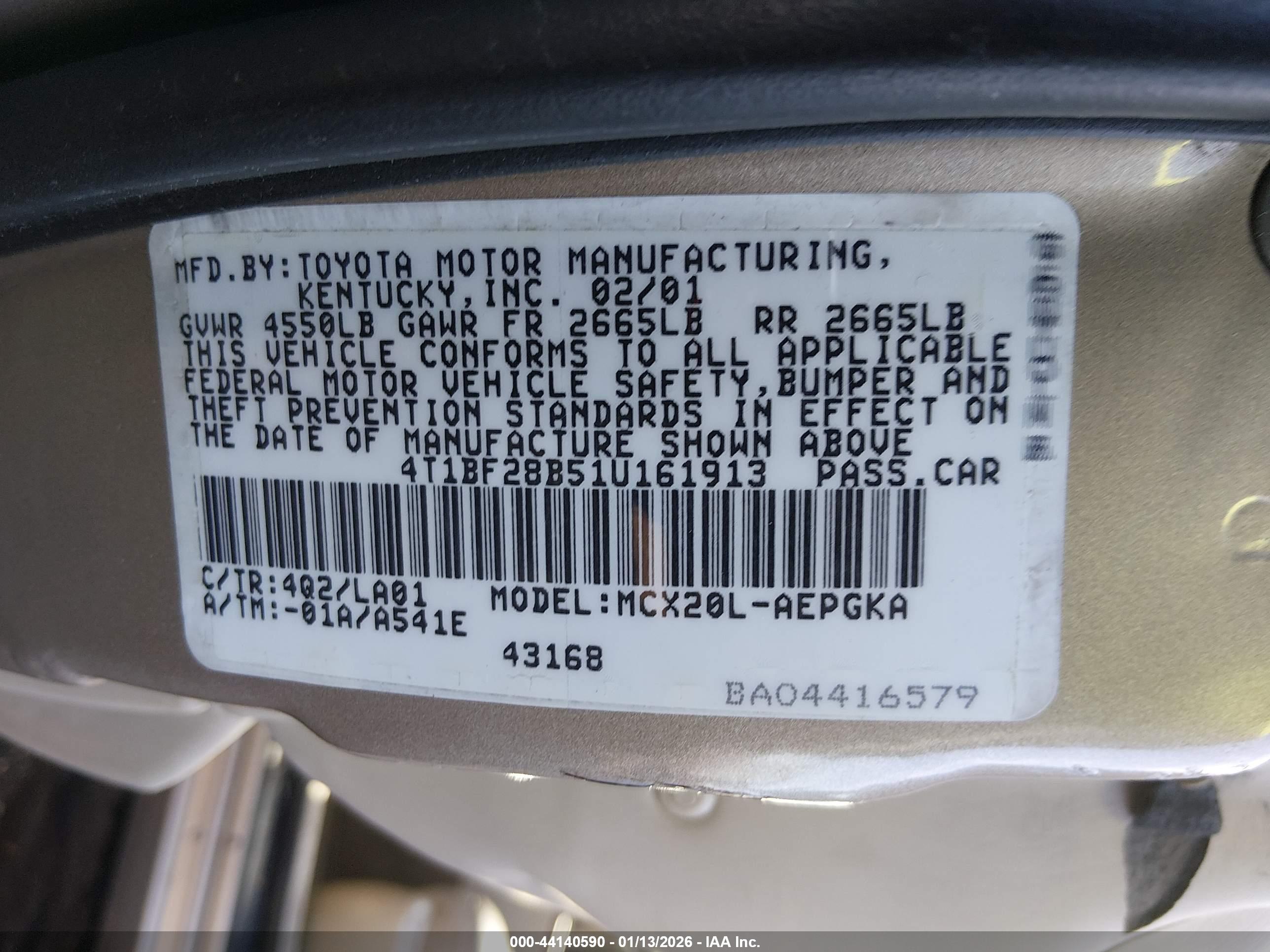 TOYOTA AVALON image 9