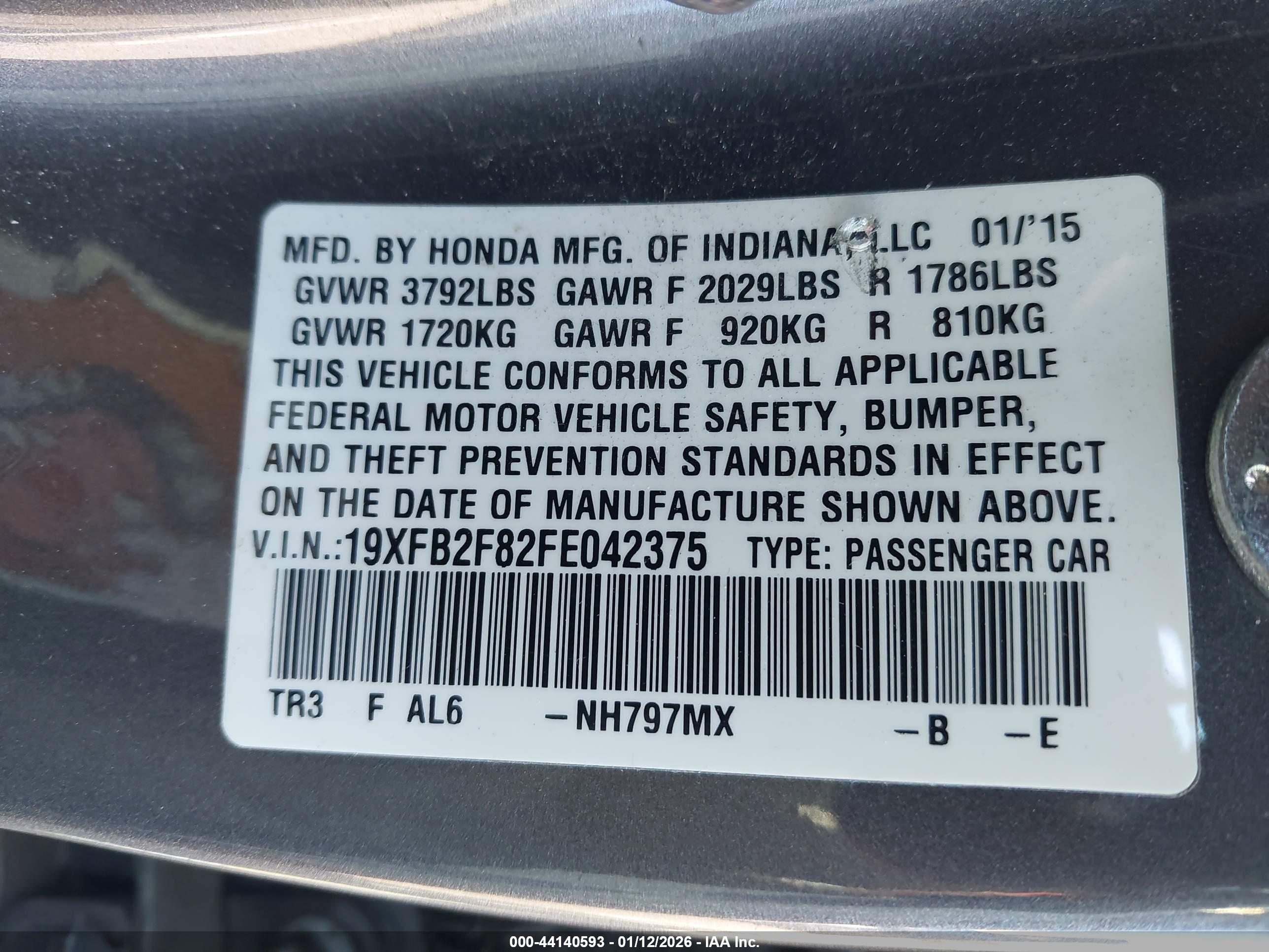 HONDA CIVIC image 9