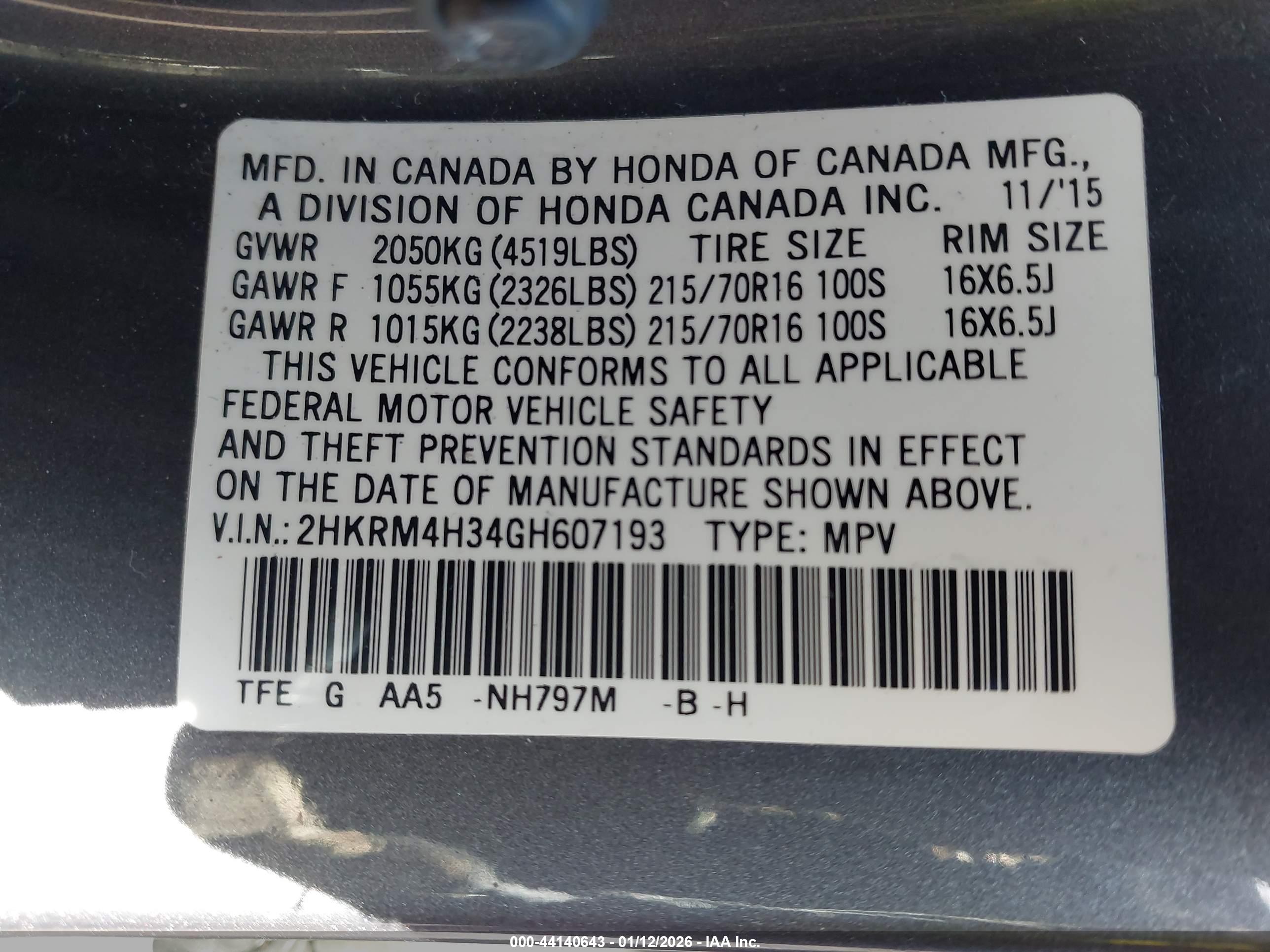 HONDA CR-V image 9