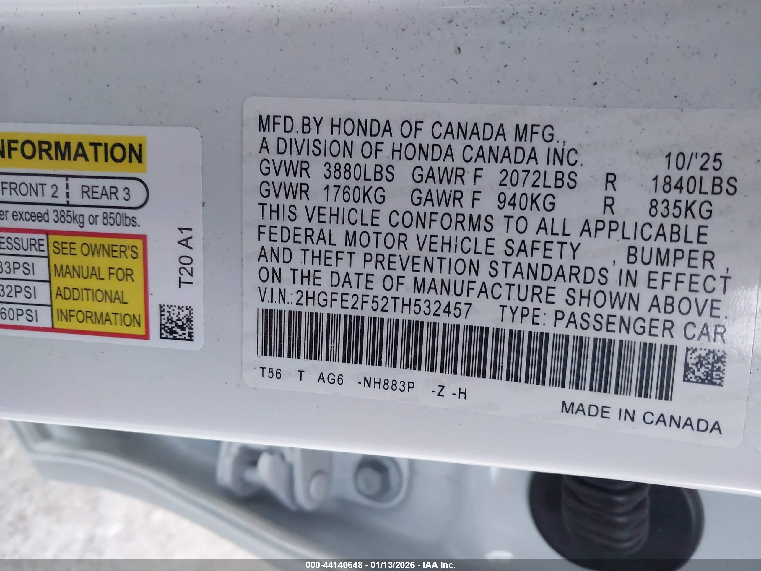 HONDA CIVIC image 9