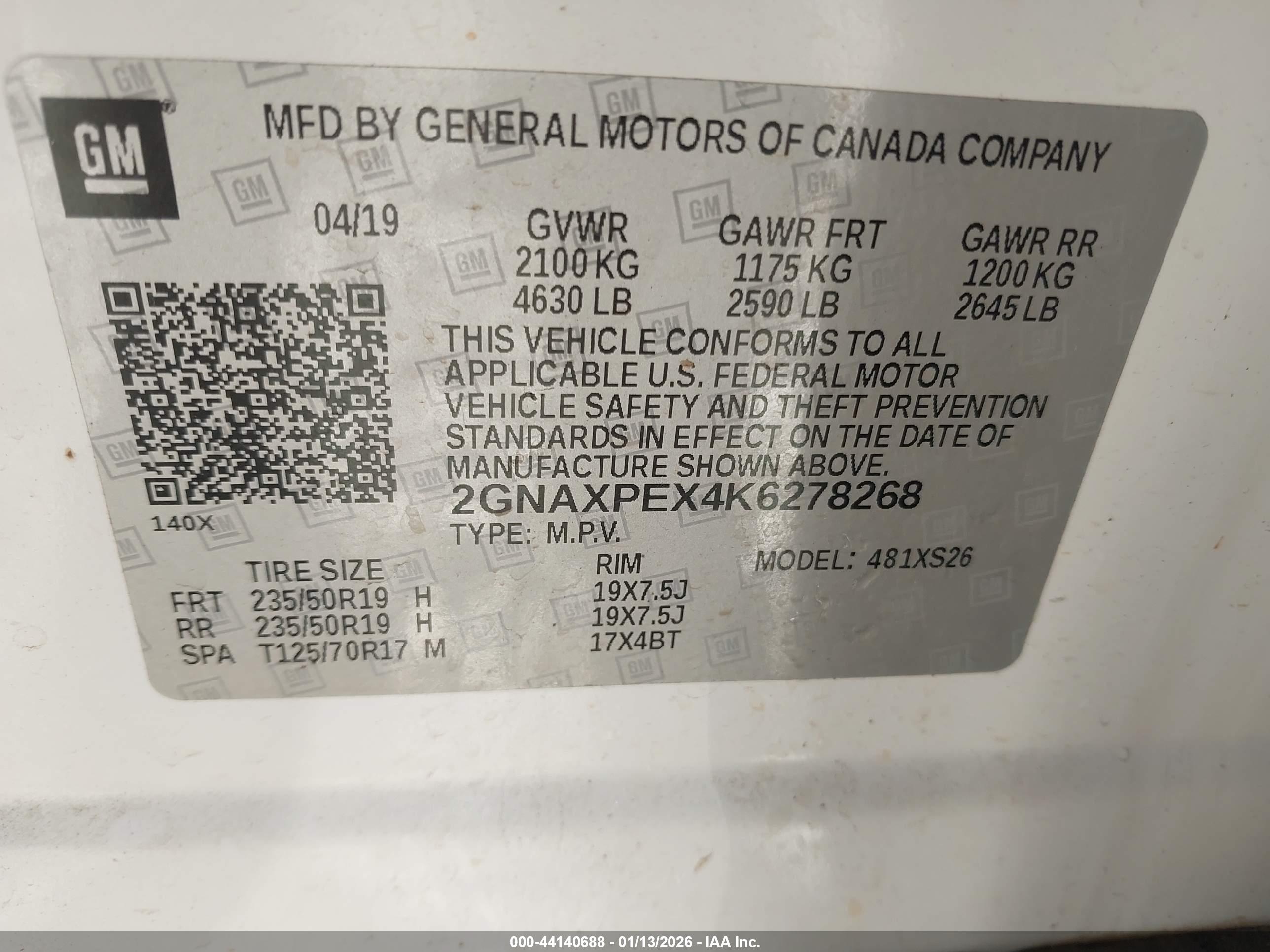 CHEVROLET EQUINOX image 9
