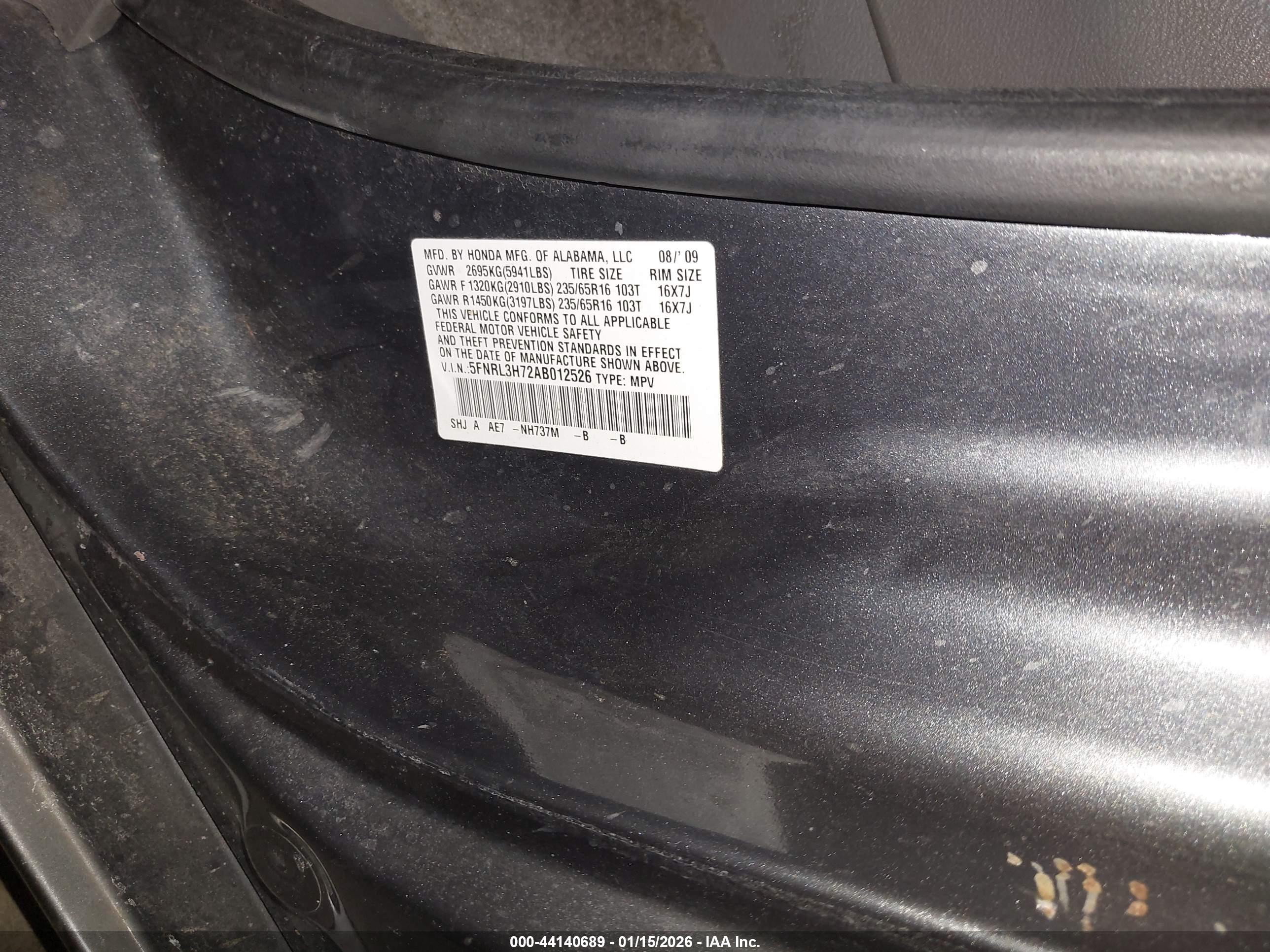 HONDA ODYSSEY image 9
