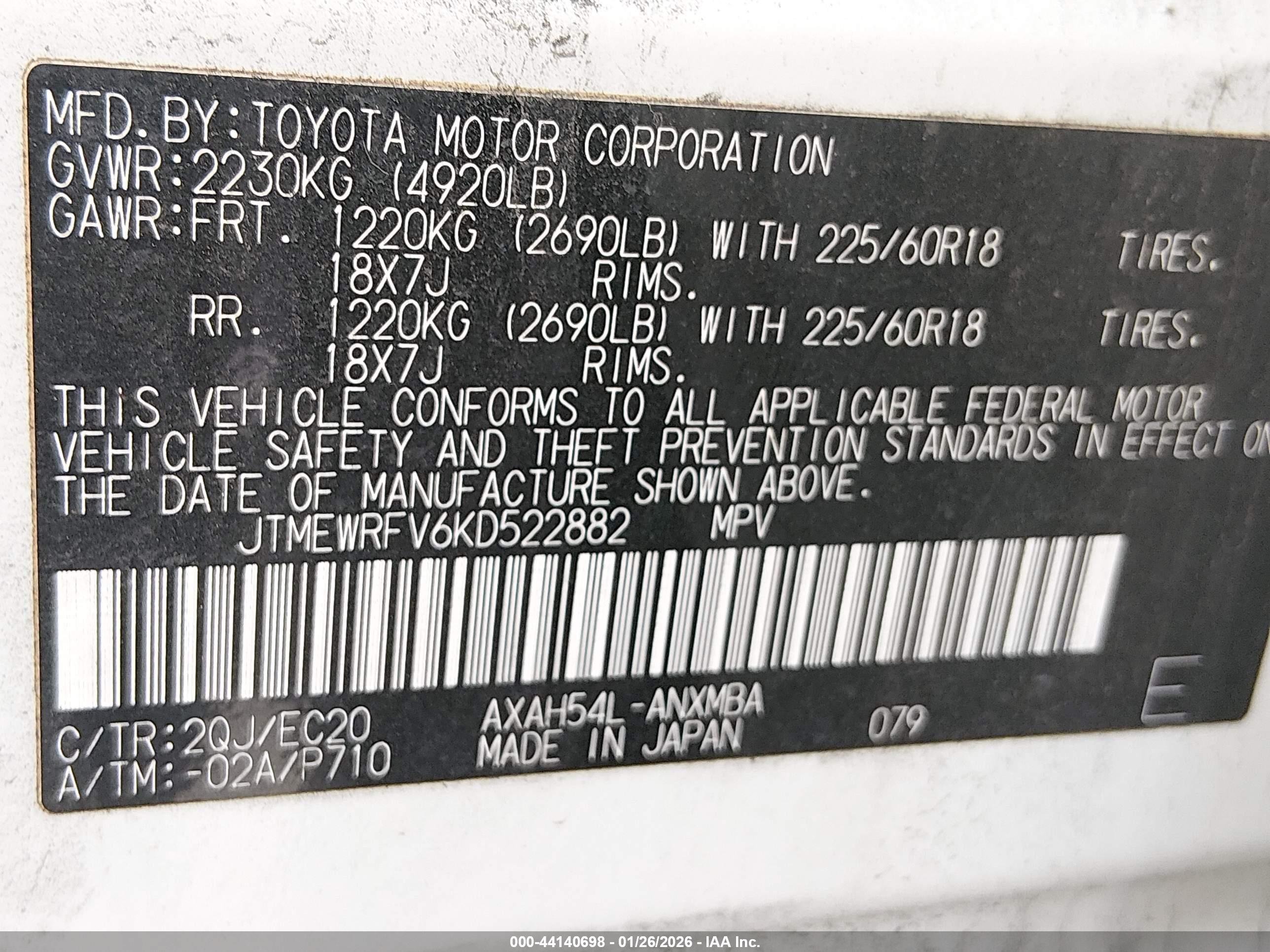 TOYOTA RAV4 image 9