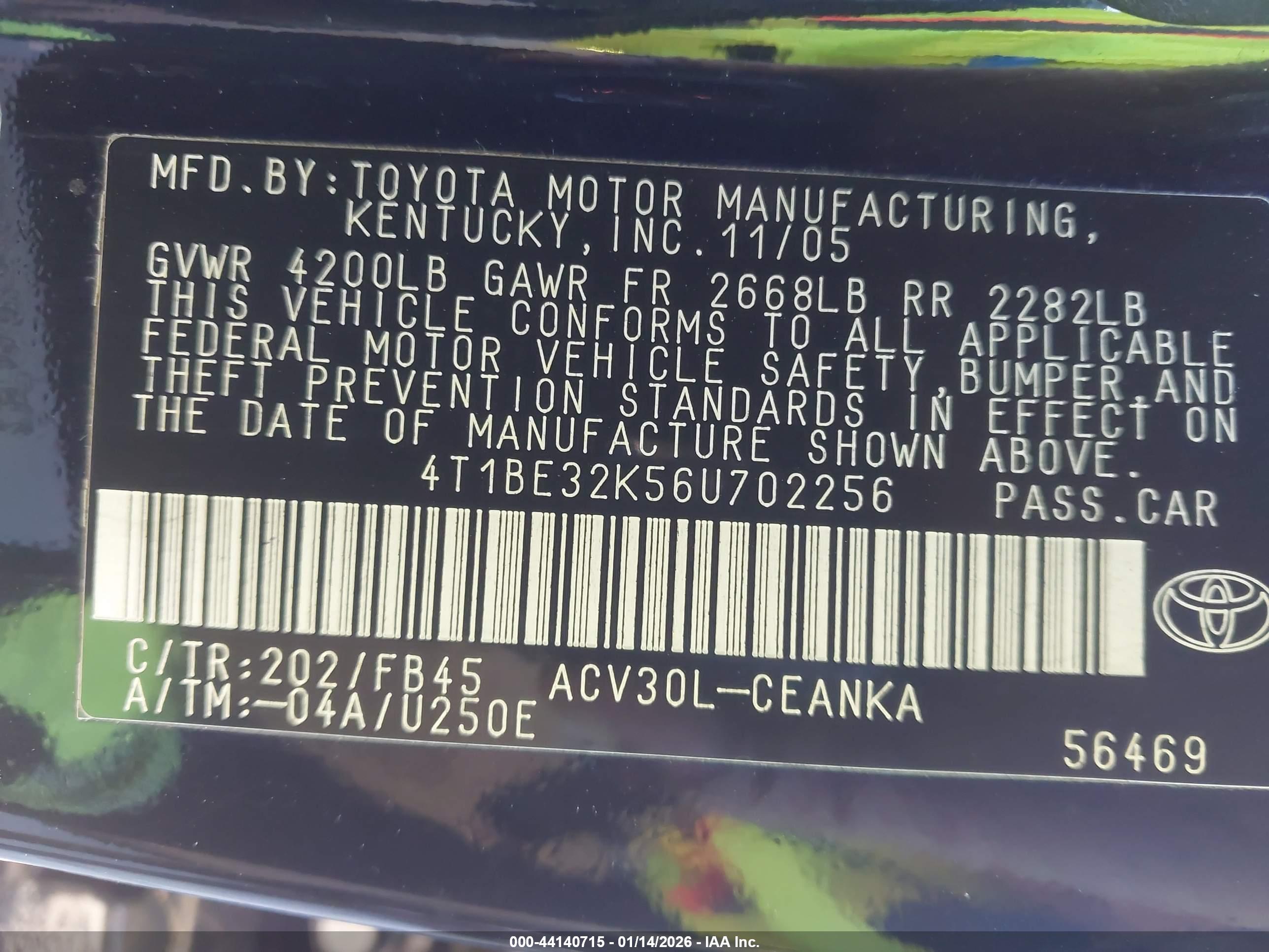 TOYOTA CAMRY image 9