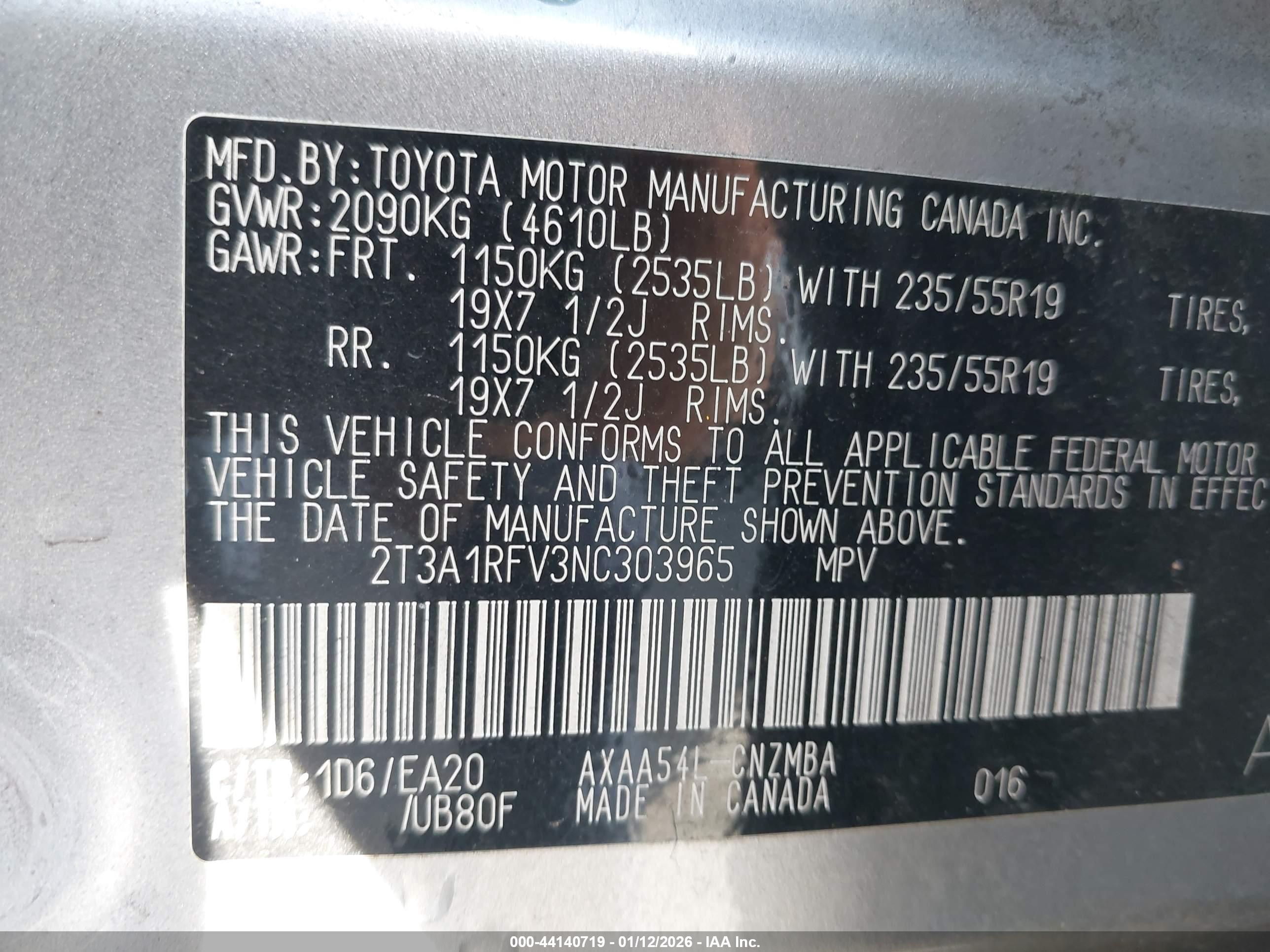 TOYOTA RAV4 image 9
