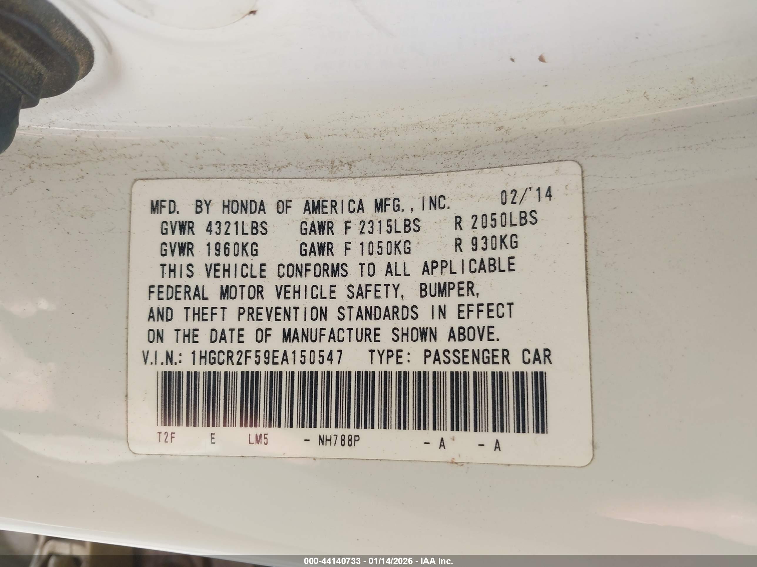 HONDA ACCORD image 9