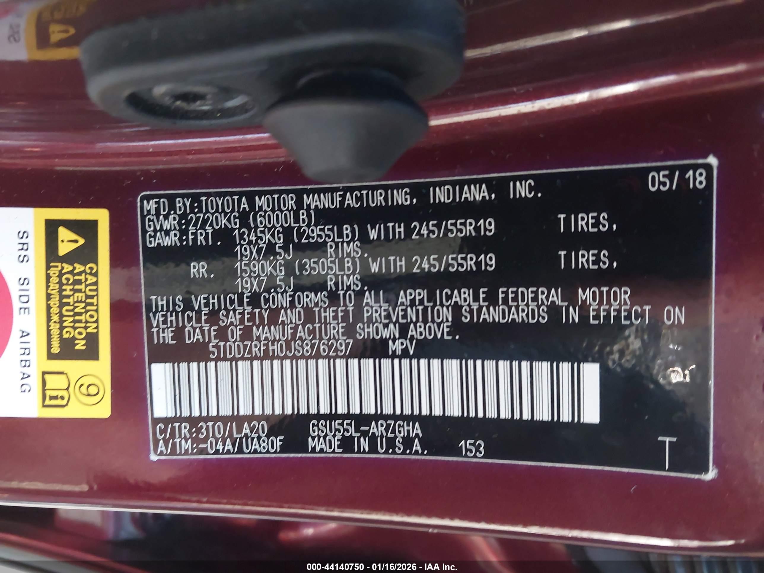 TOYOTA HIGHLANDER image 9