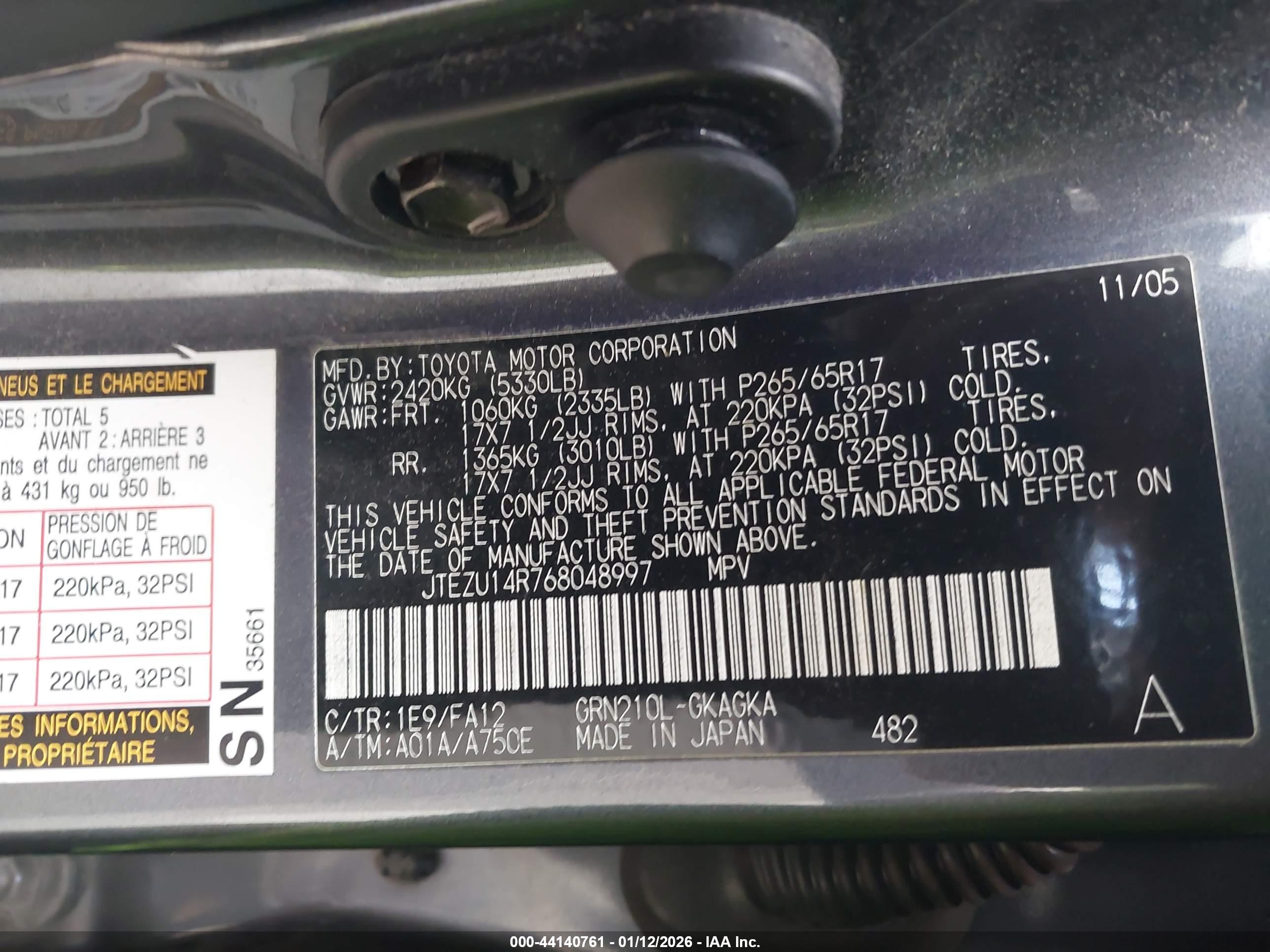 TOYOTA 4RUNNER image 9