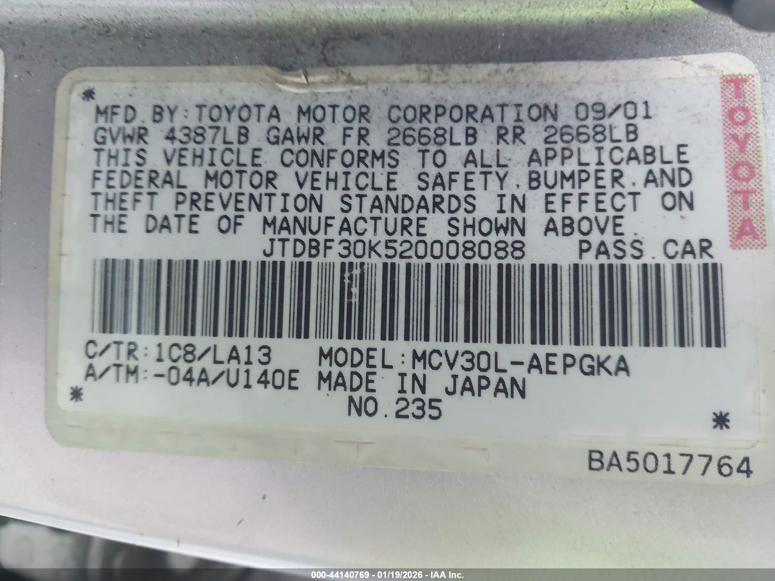TOYOTA CAMRY image 9