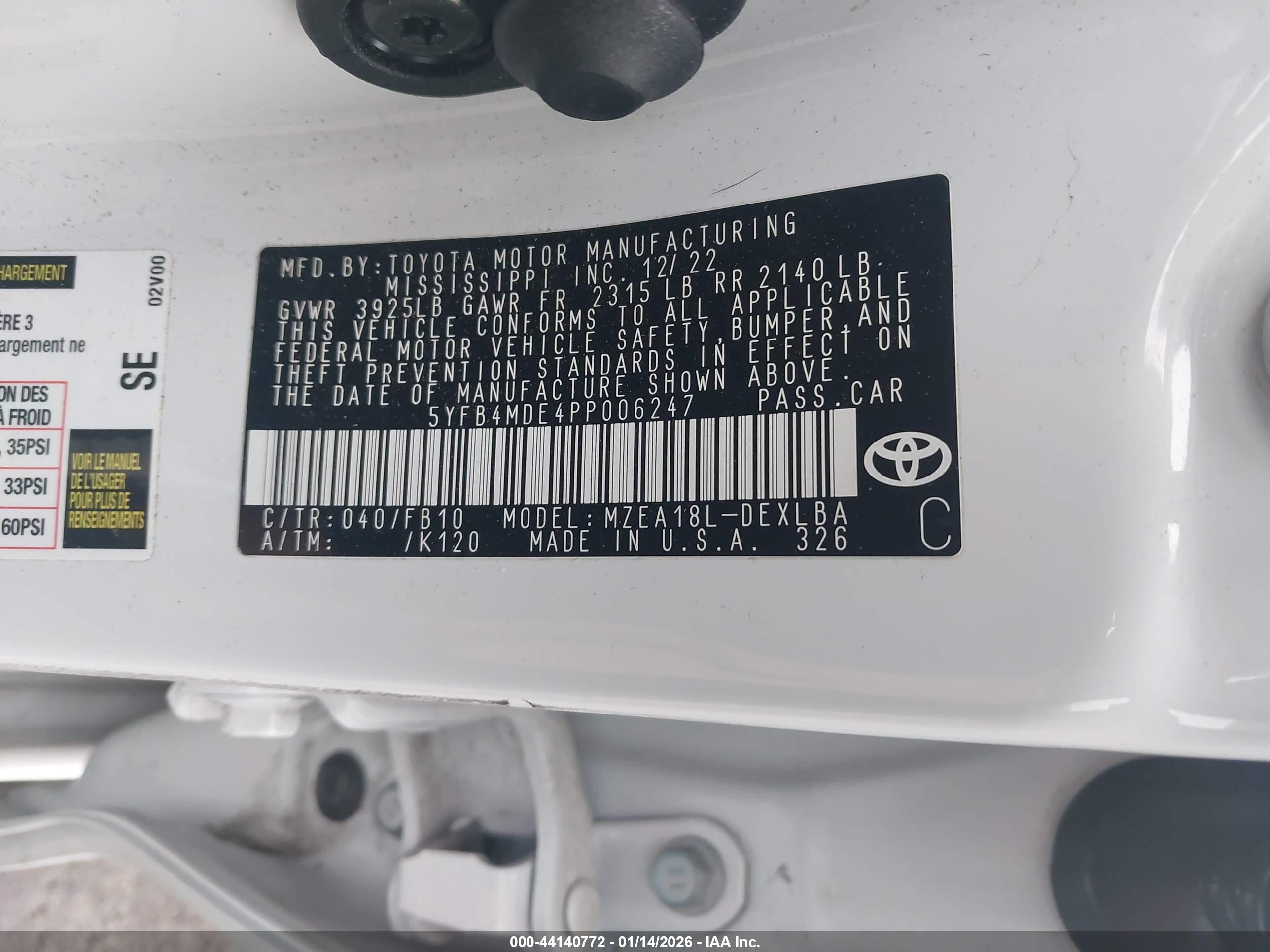 TOYOTA COROLLA image 9