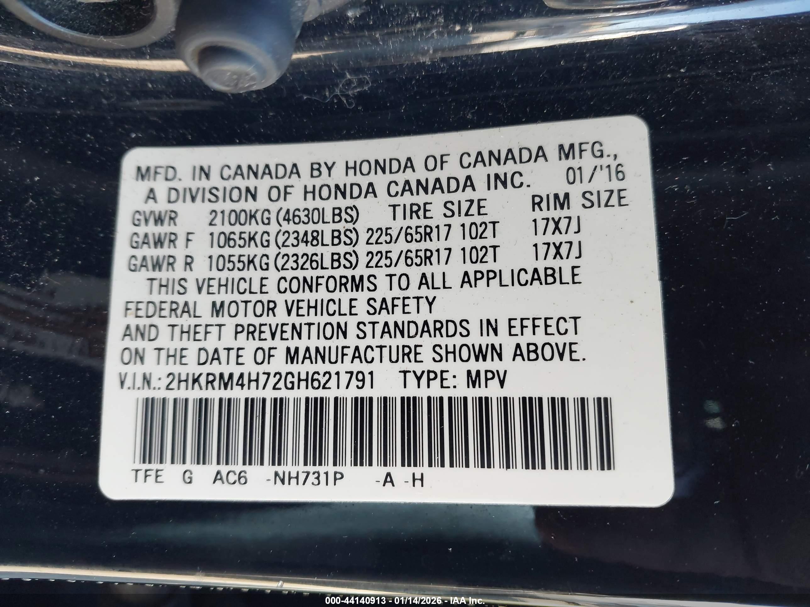 HONDA CR-V image 9