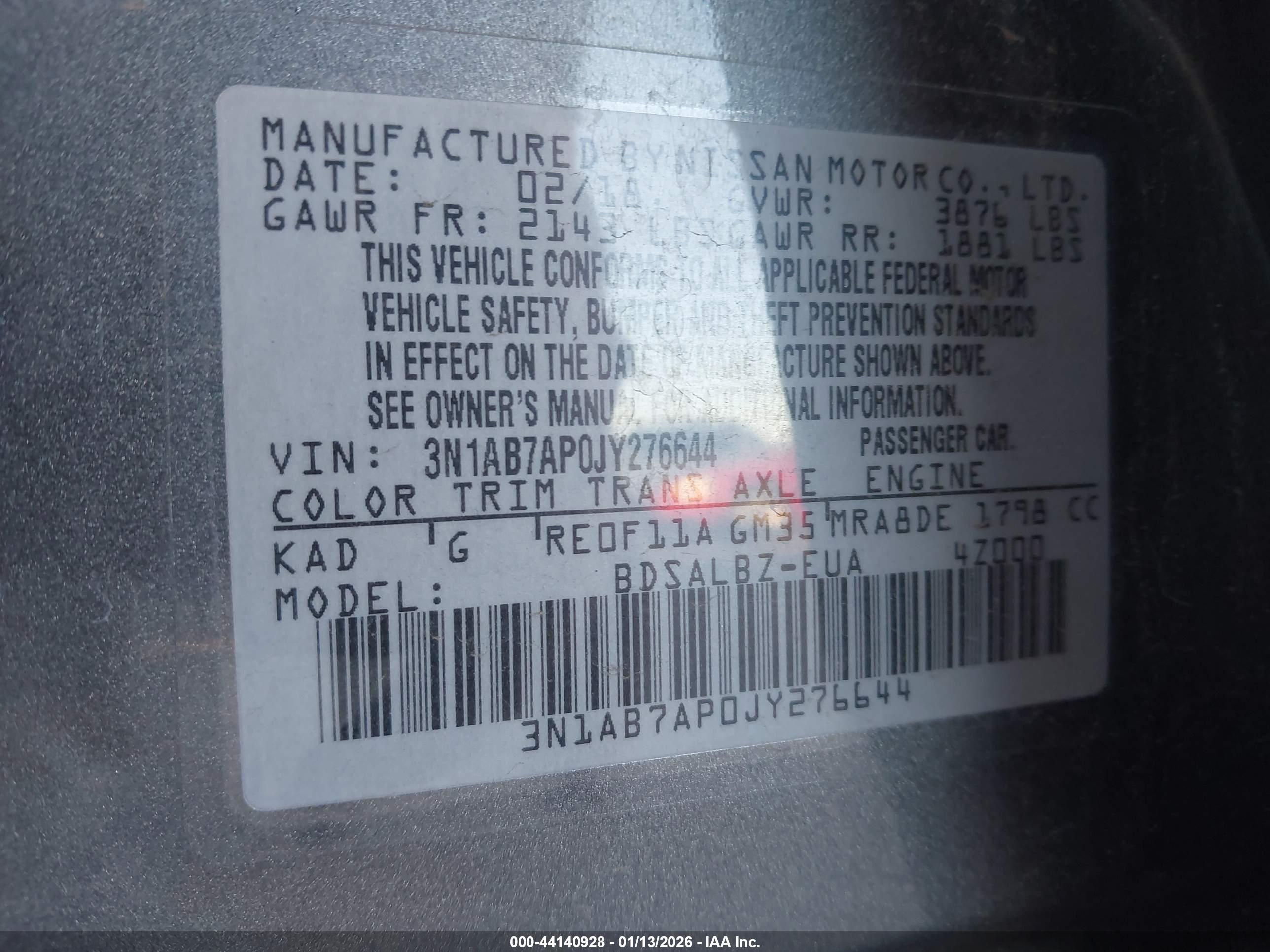 NISSAN SENTRA image 9