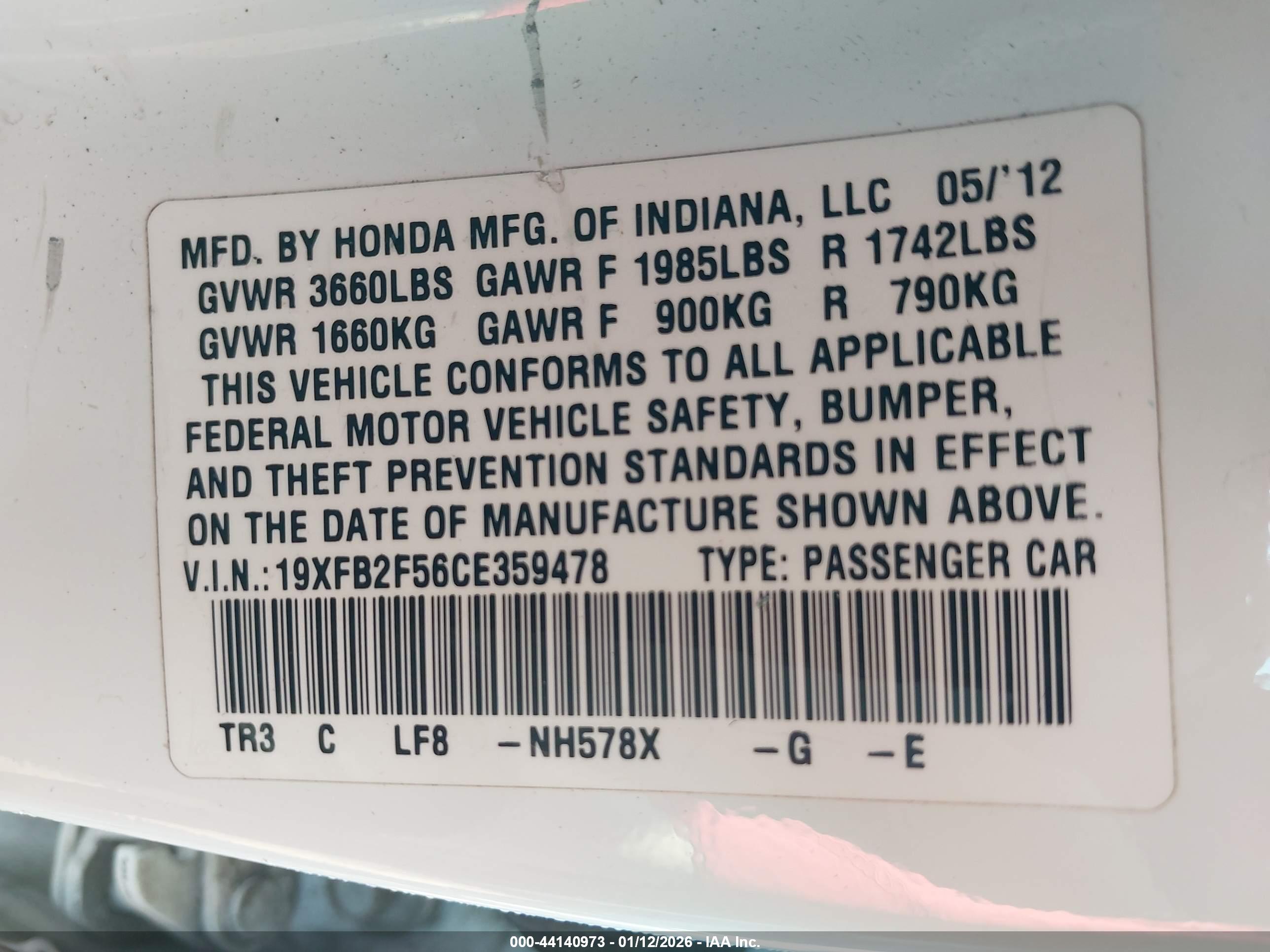 HONDA CIVIC image 9