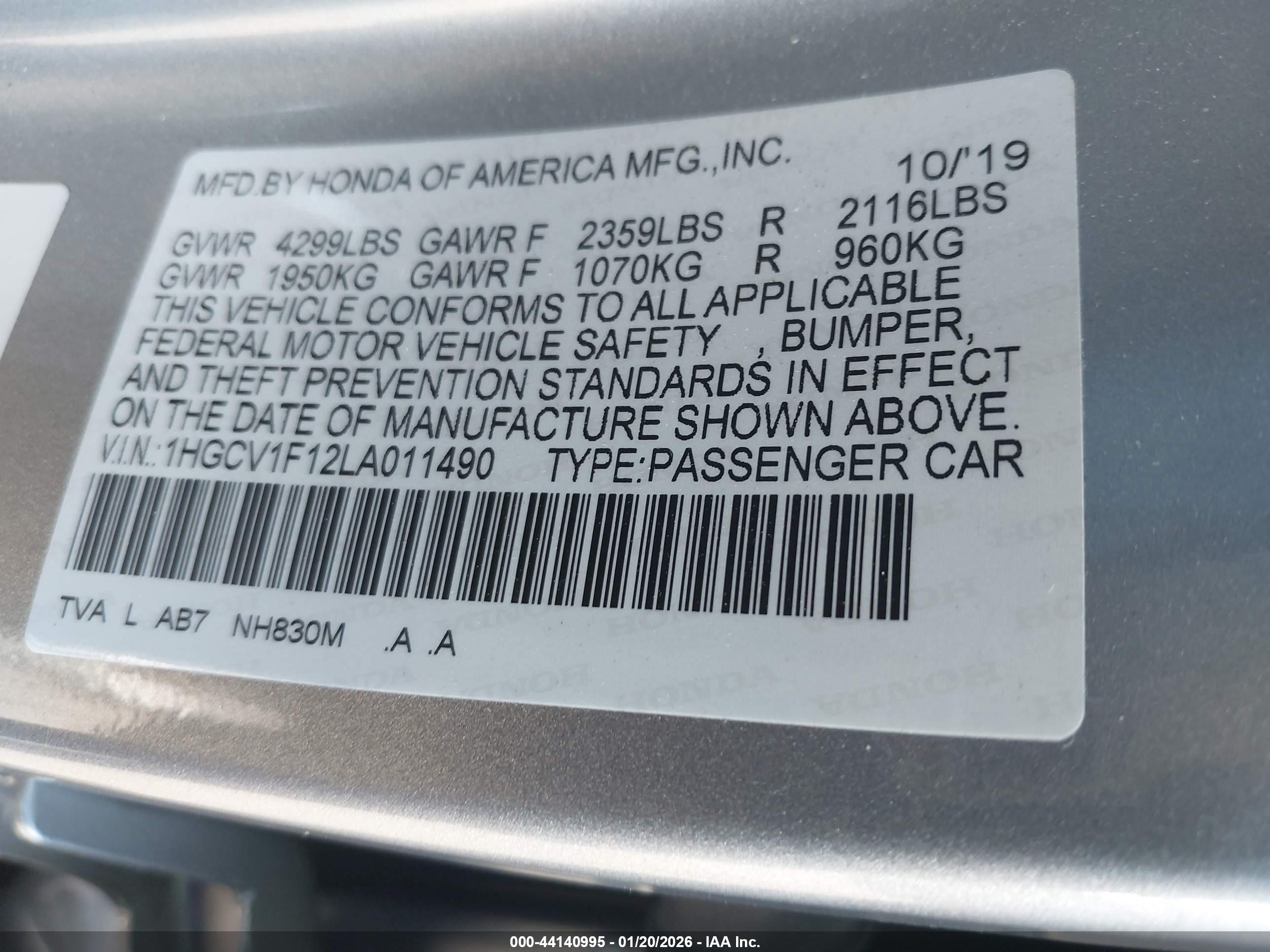 HONDA ACCORD image 9