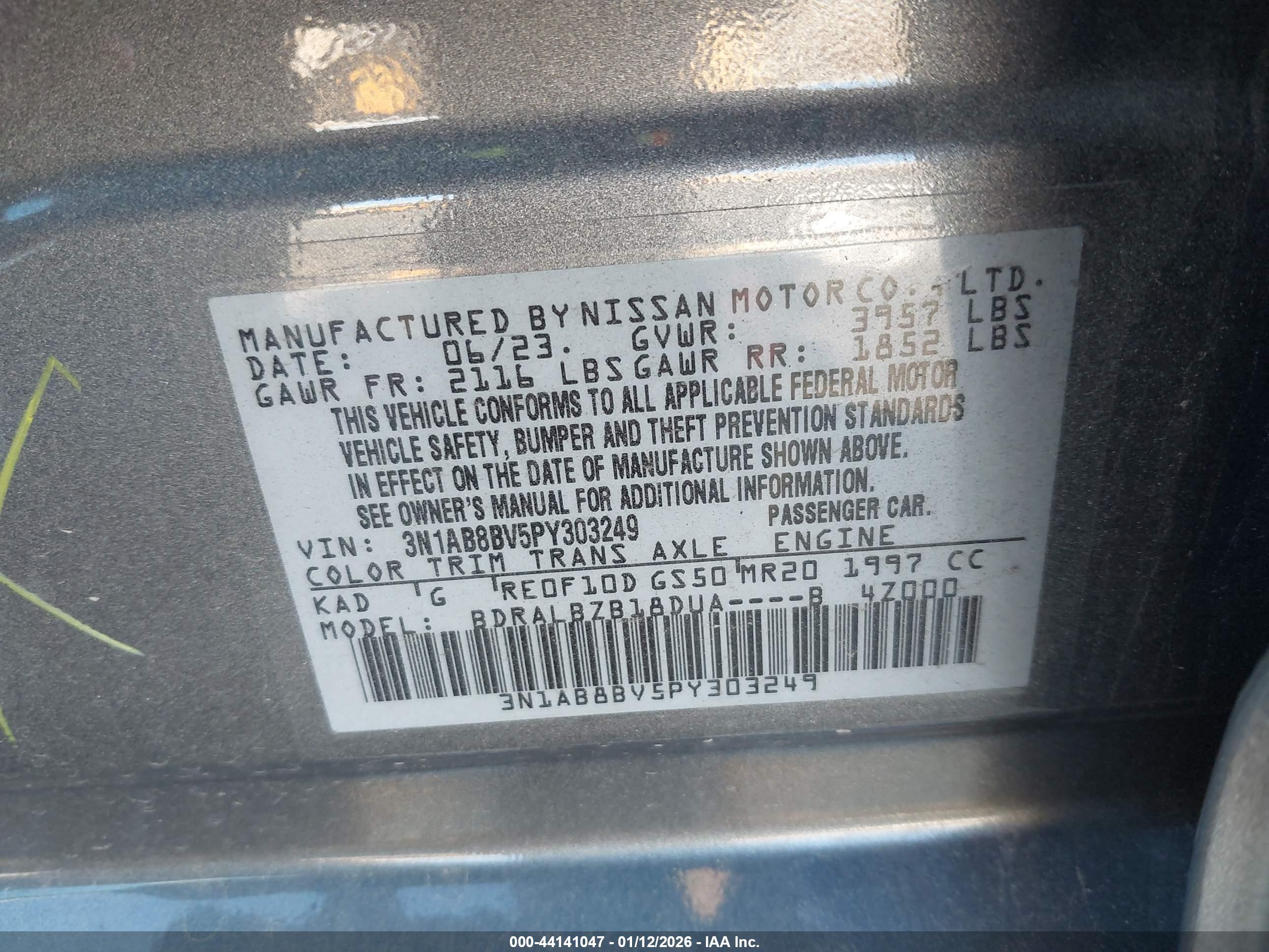NISSAN SENTRA image 9
