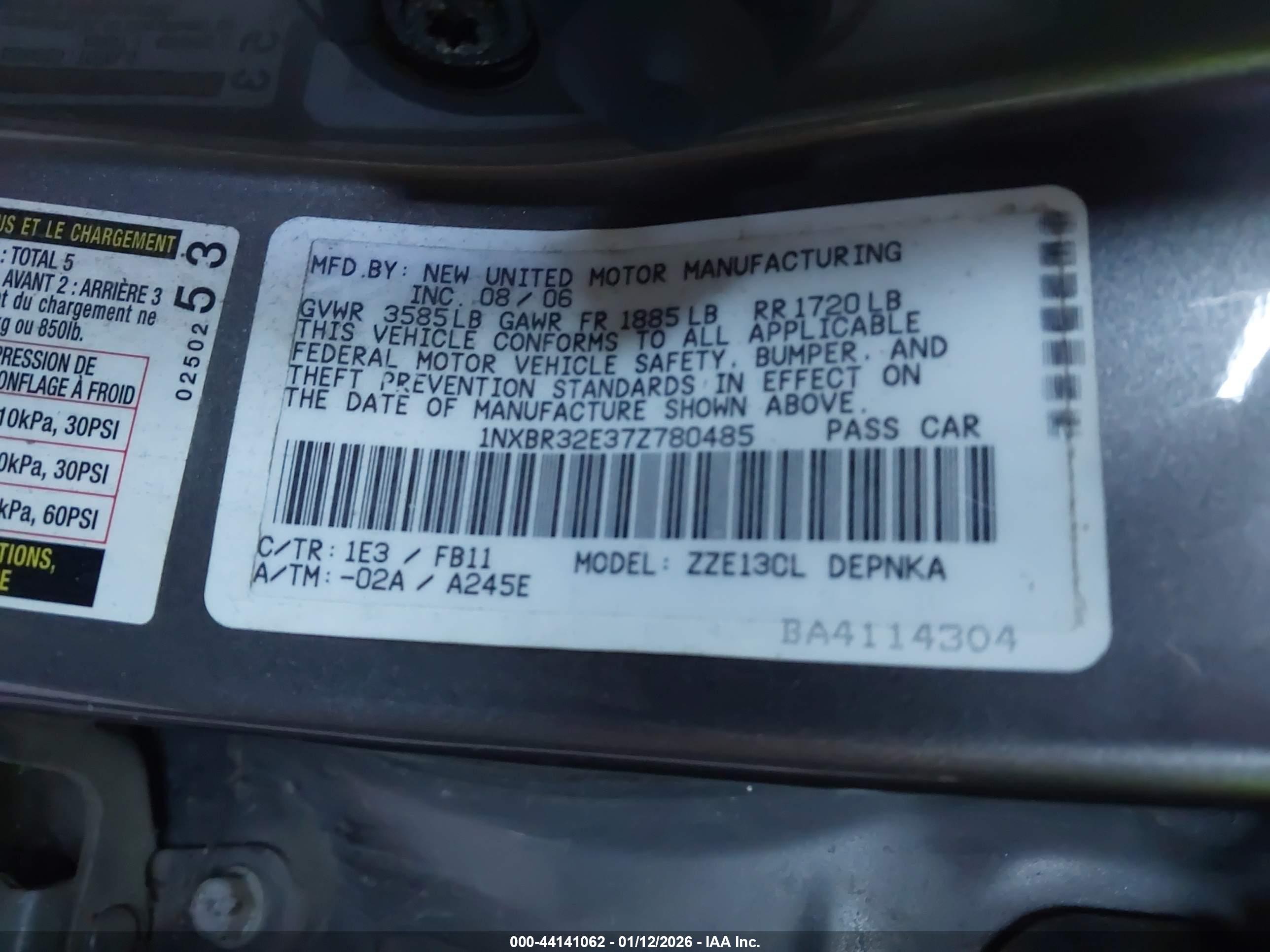 TOYOTA COROLLA image 9