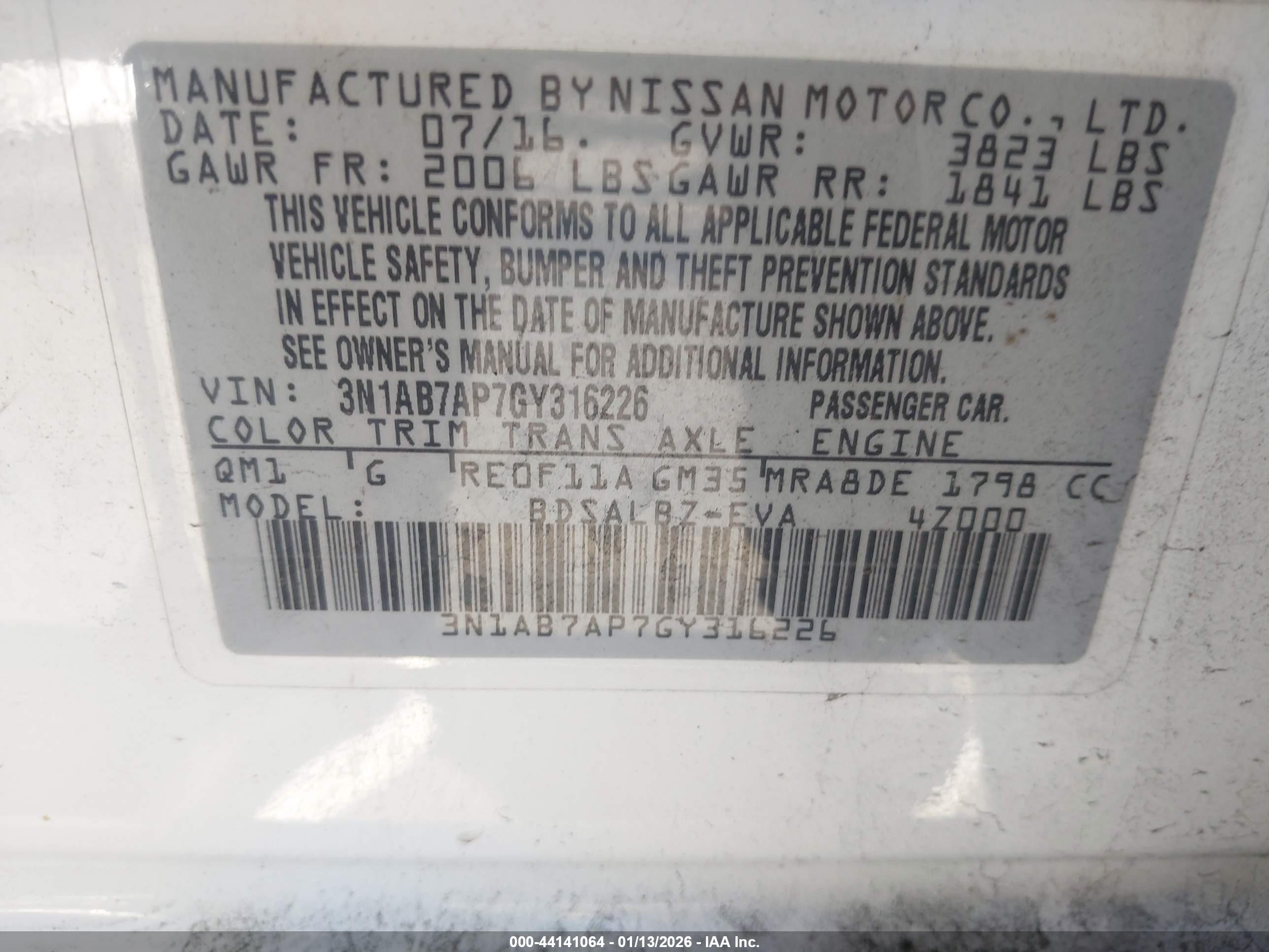 NISSAN SENTRA image 9