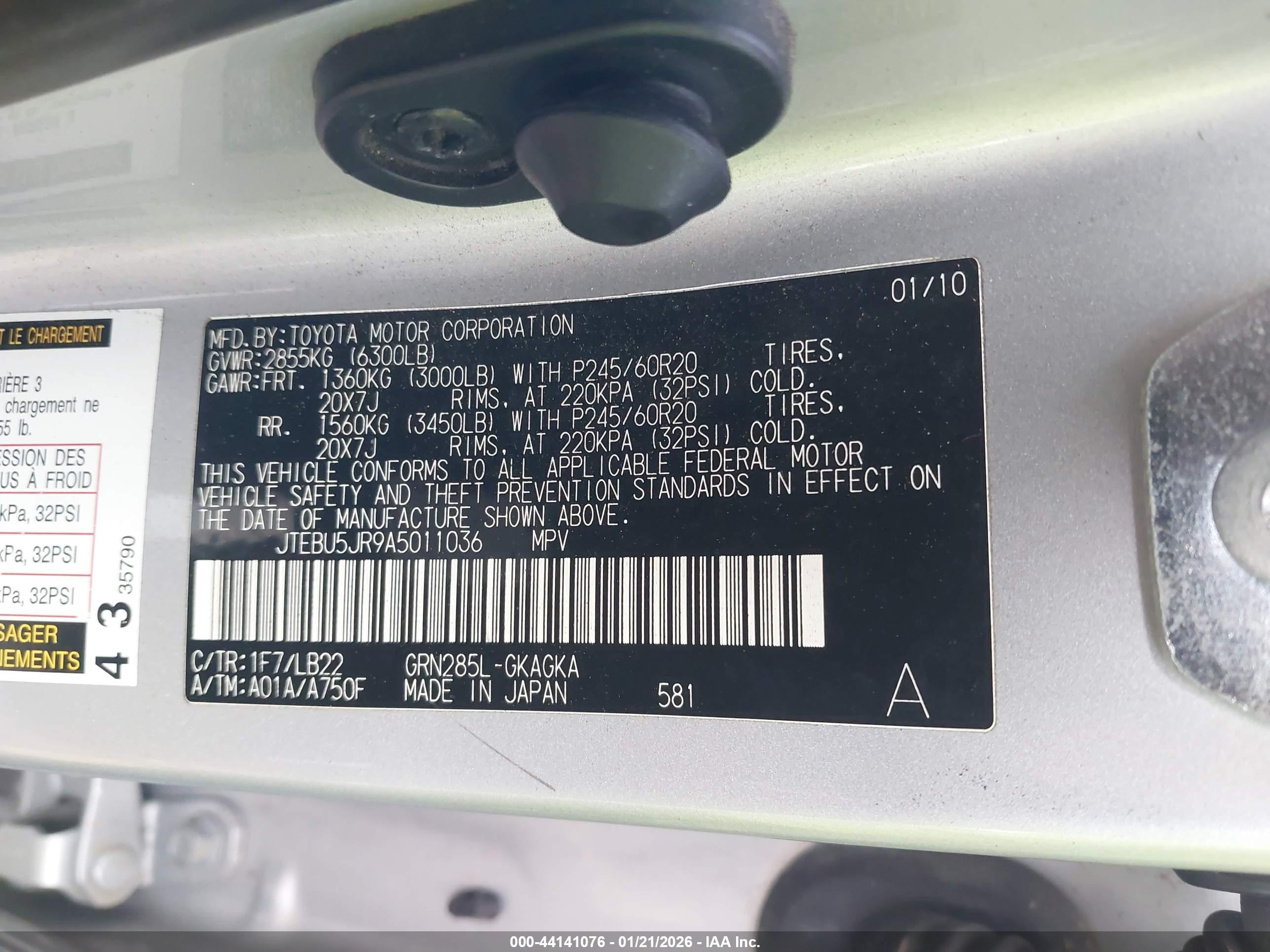 TOYOTA 4RUNNER image 9