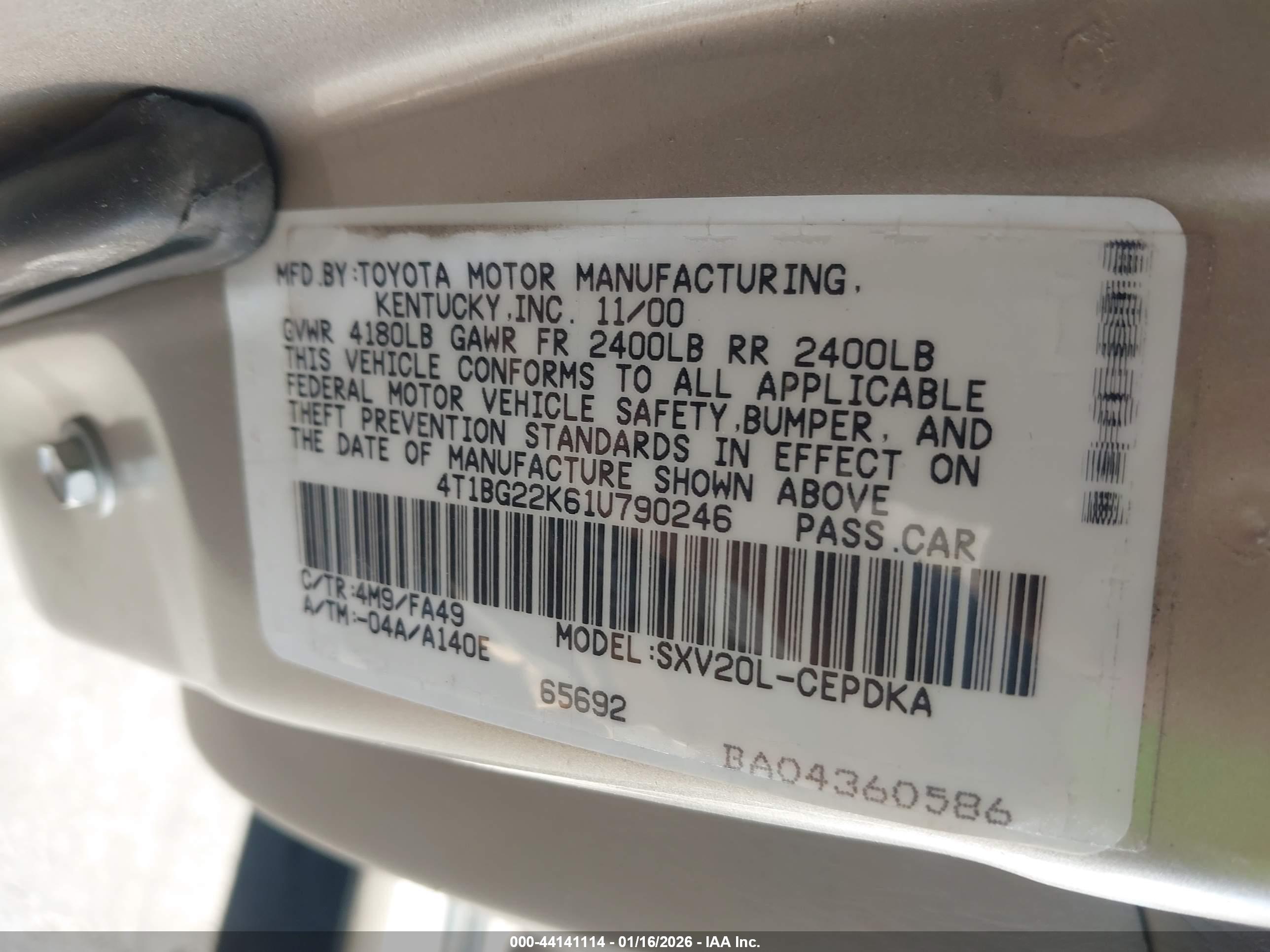 TOYOTA CAMRY image 9