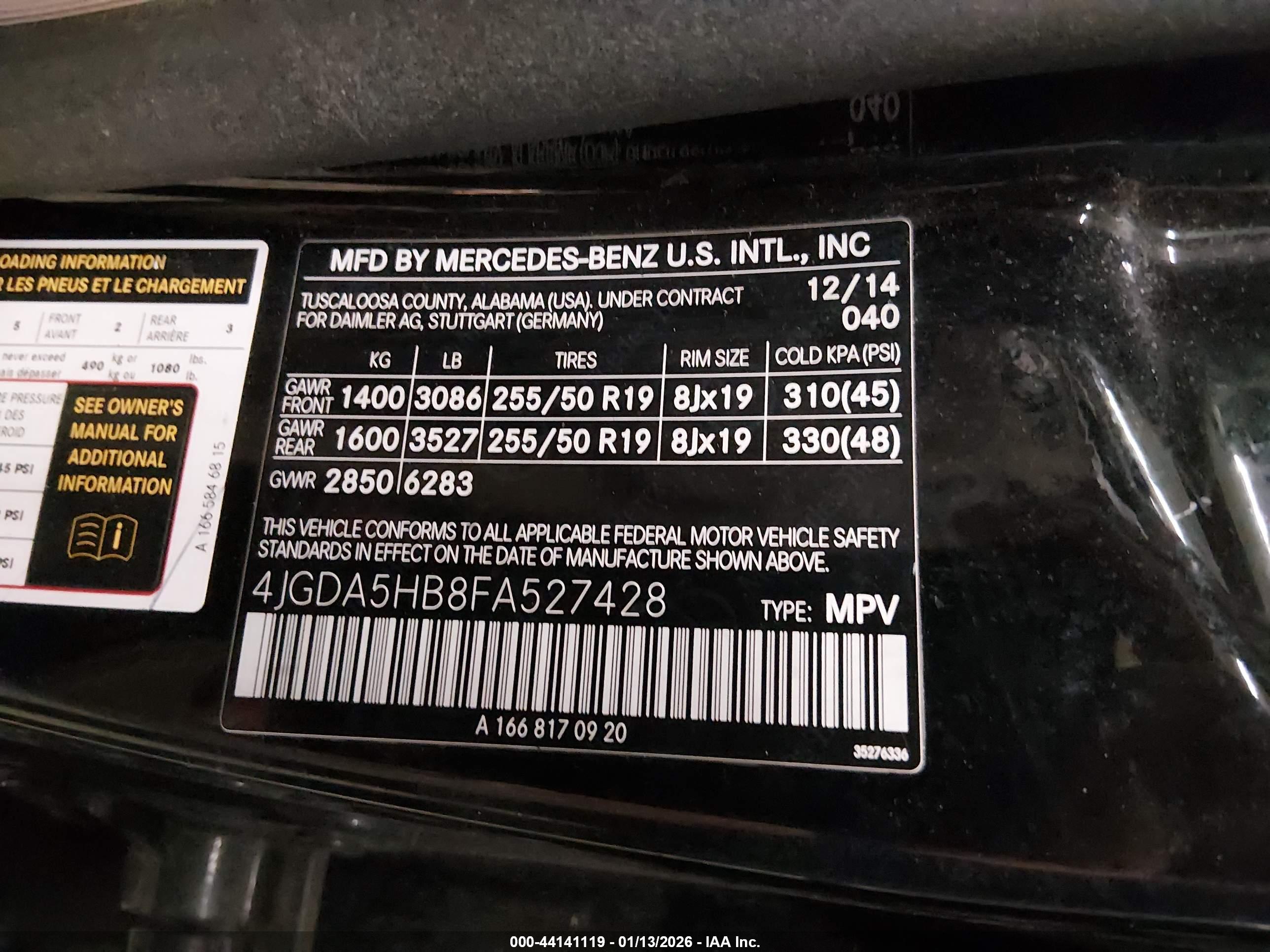 MERCEDES-BENZ ML image 9