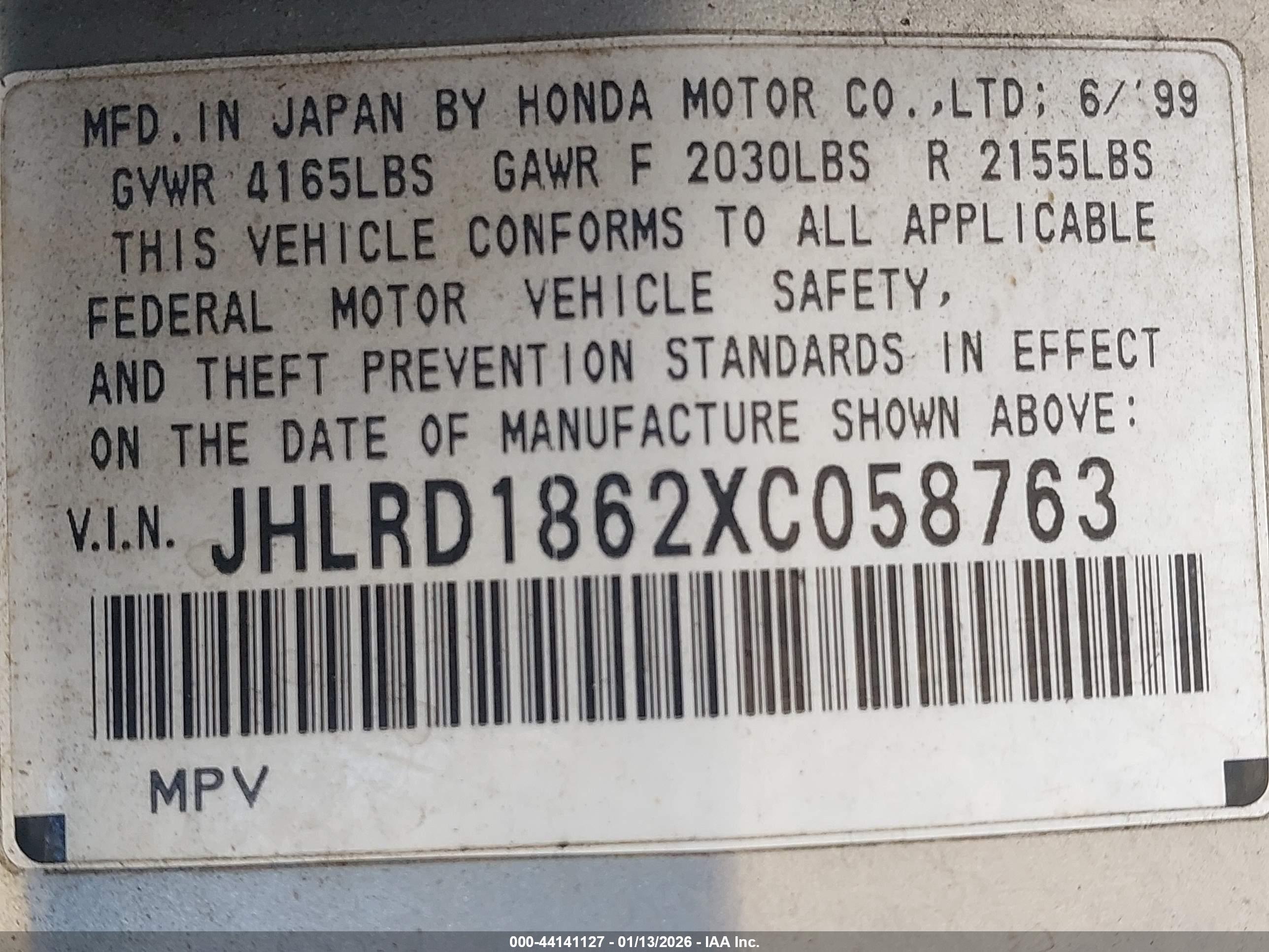 HONDA CR-V image 9