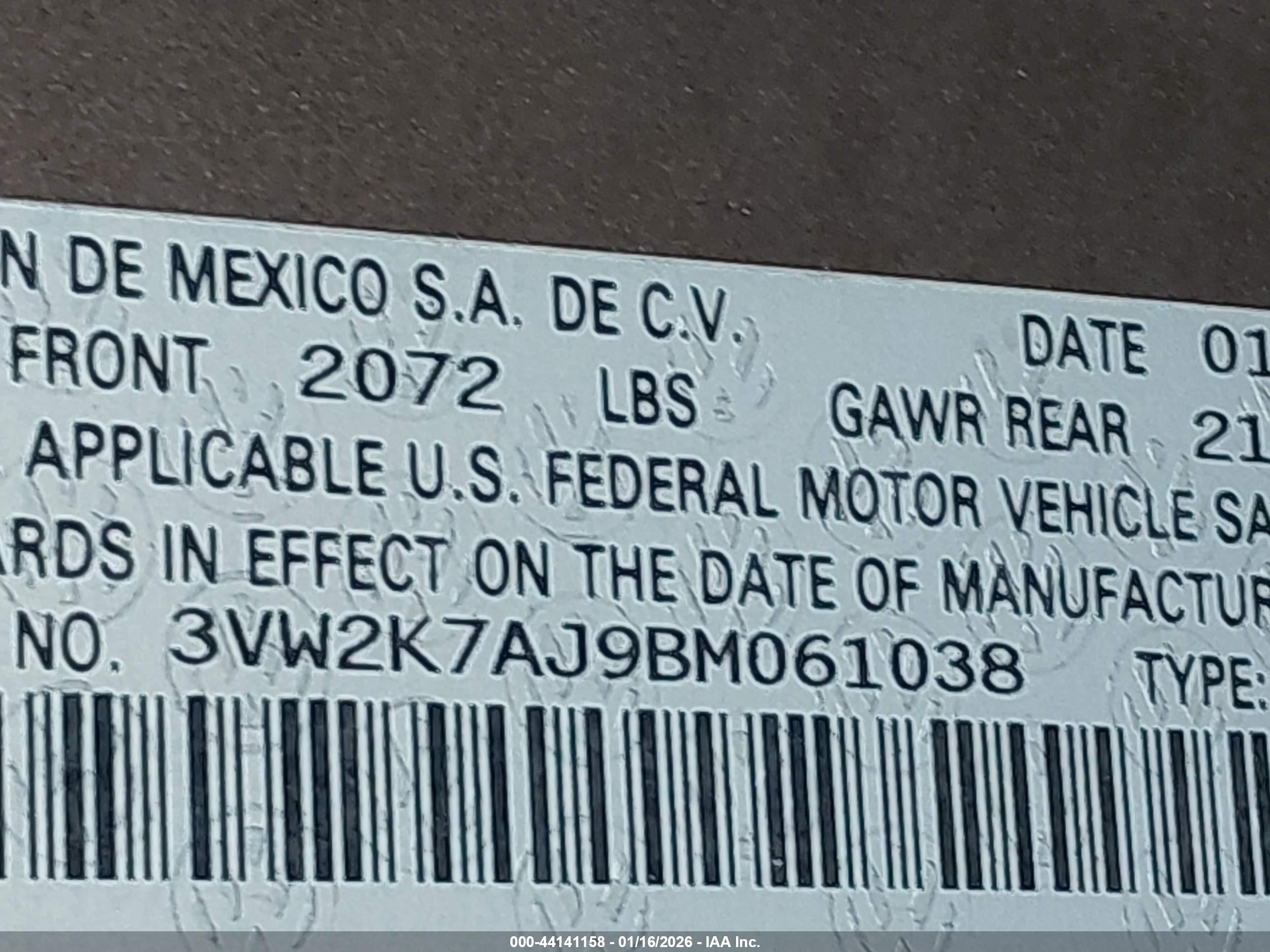 VOLKSWAGEN JETTA image 9