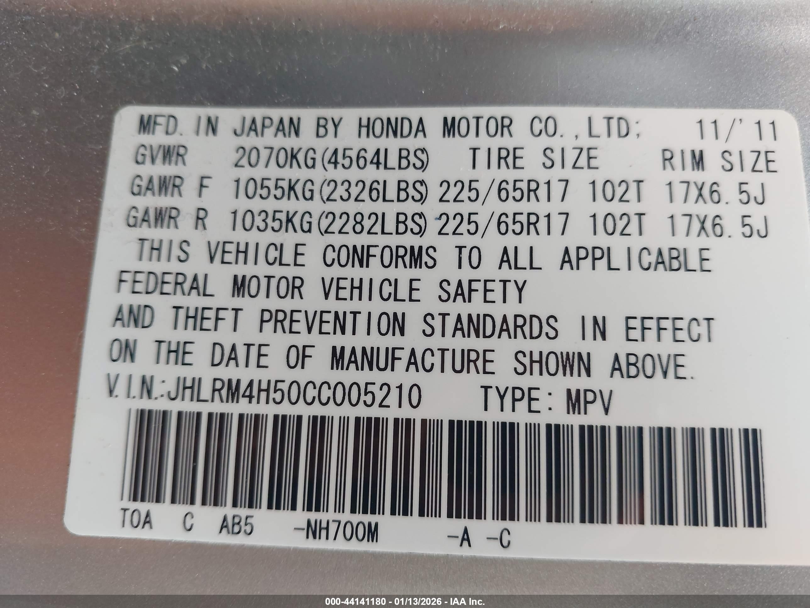 HONDA CR-V image 9