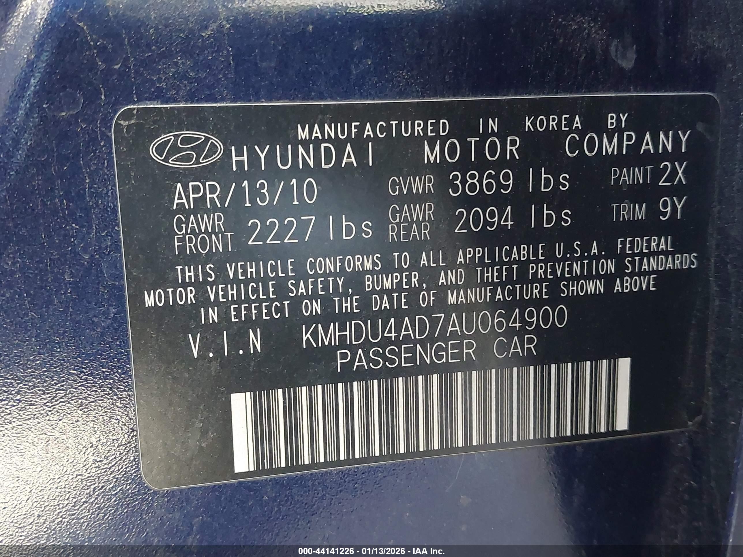 HYUNDAI ELANTRA image 9