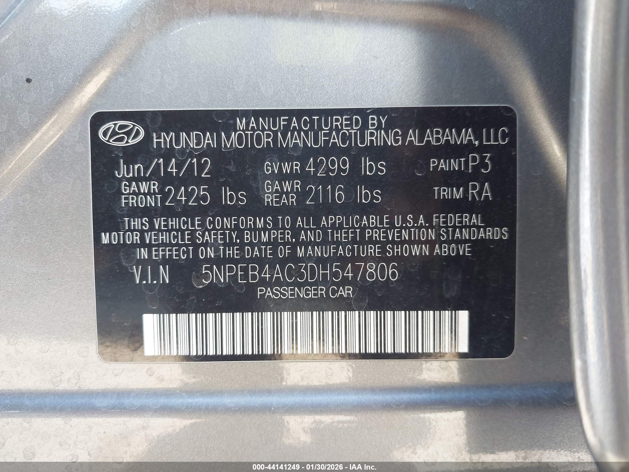 HYUNDAI SONATA image 9
