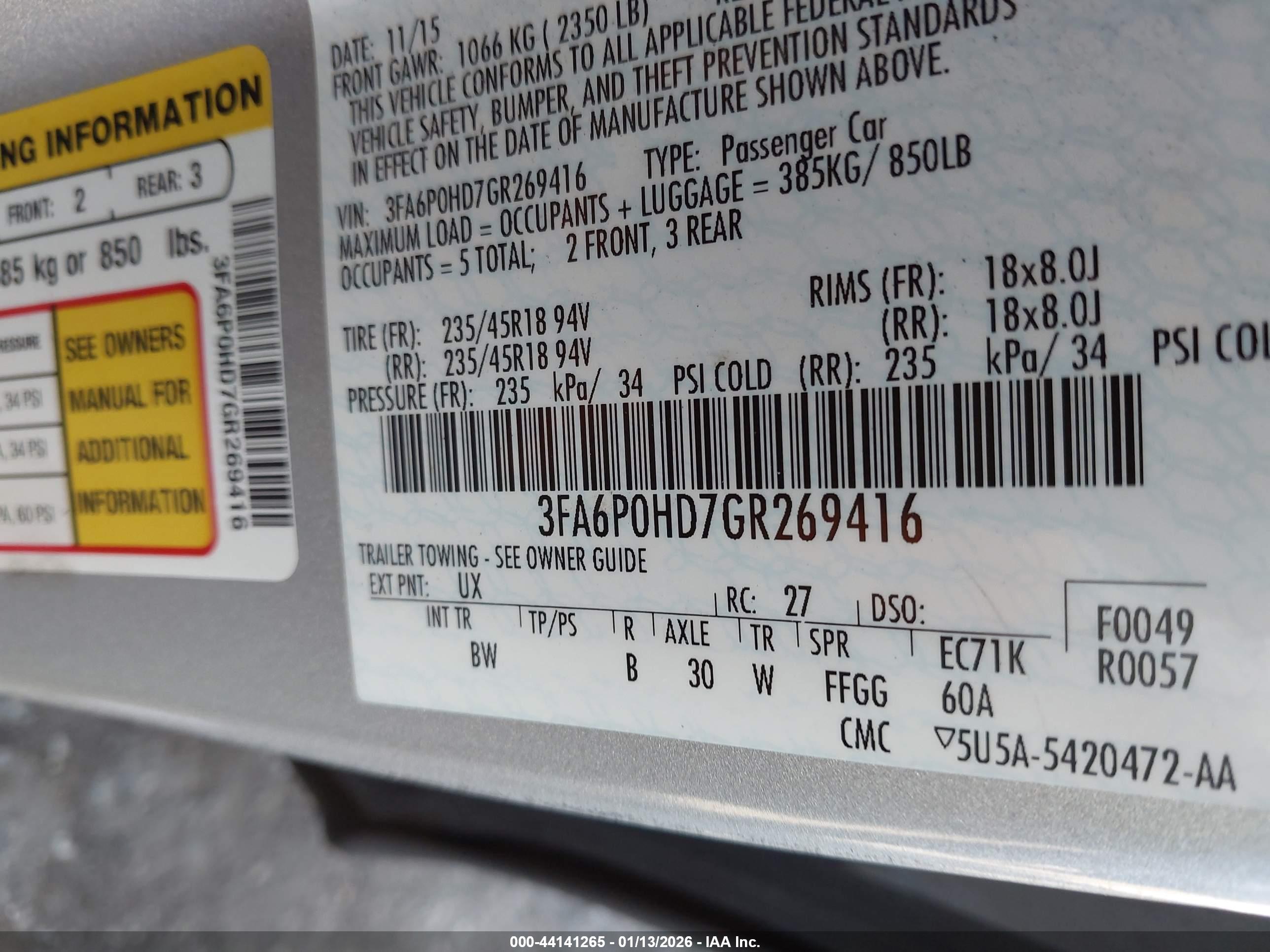 FORD FUSION image 9