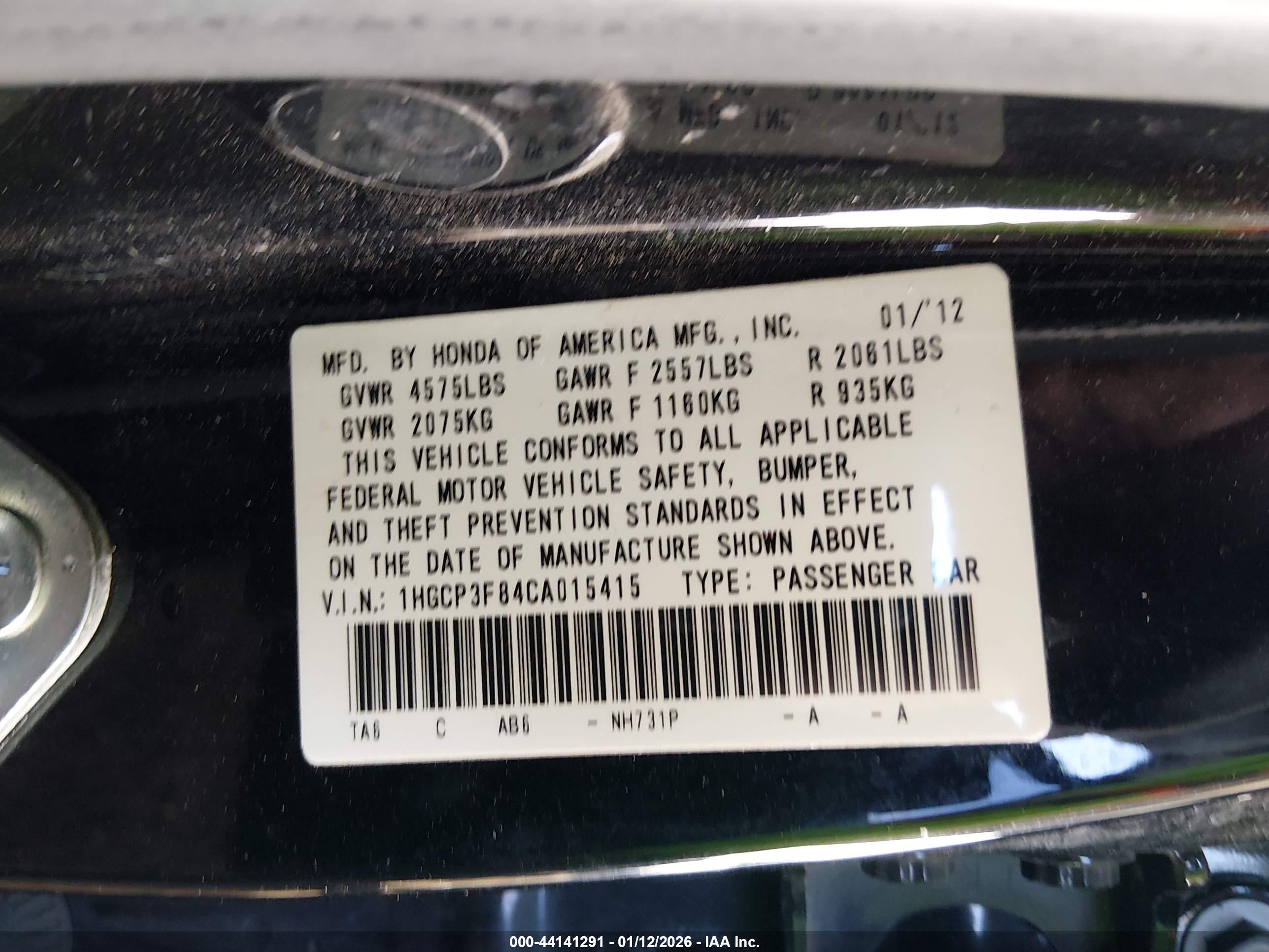 HONDA ACCORD image 9
