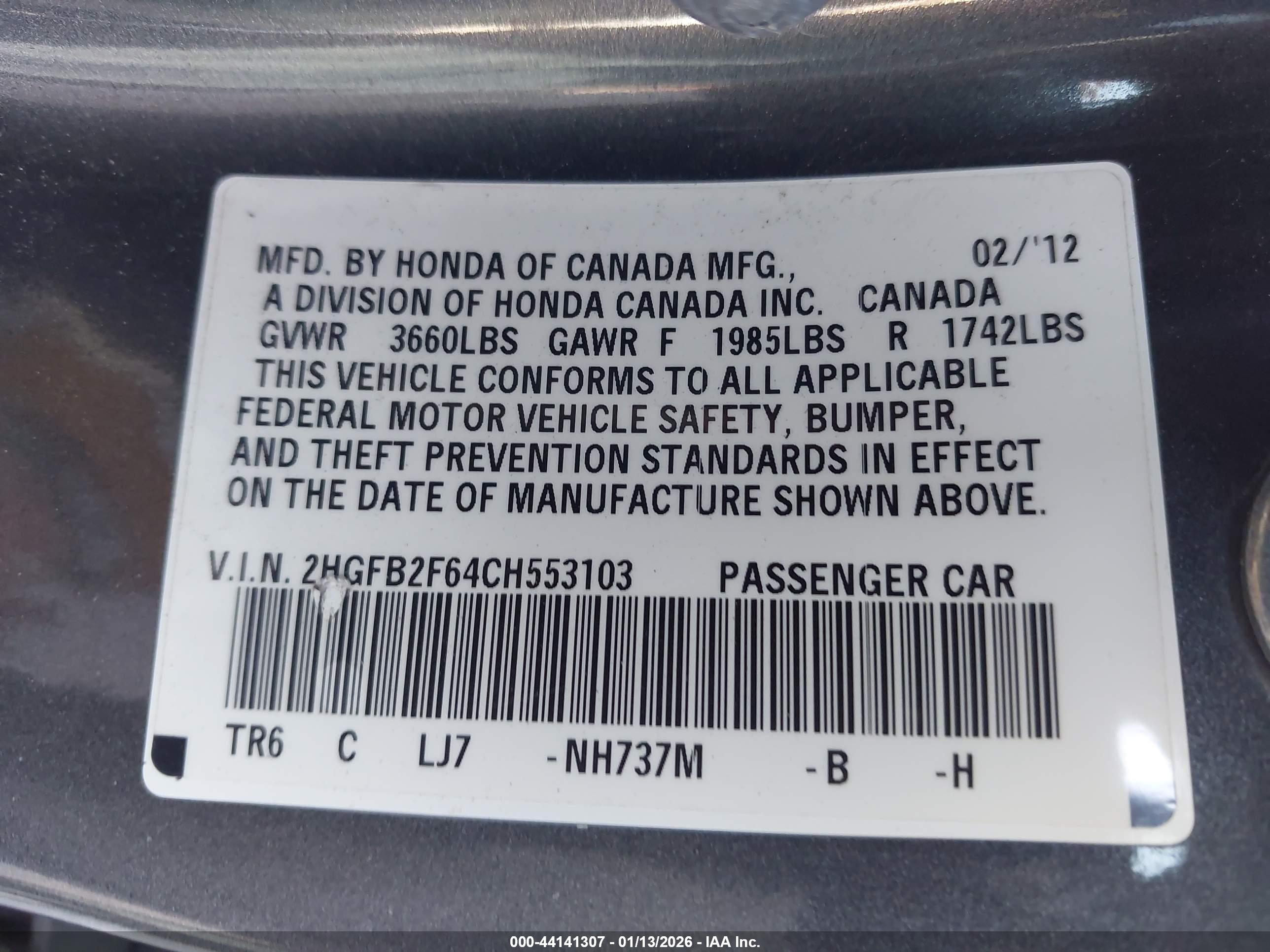 HONDA CIVIC image 9