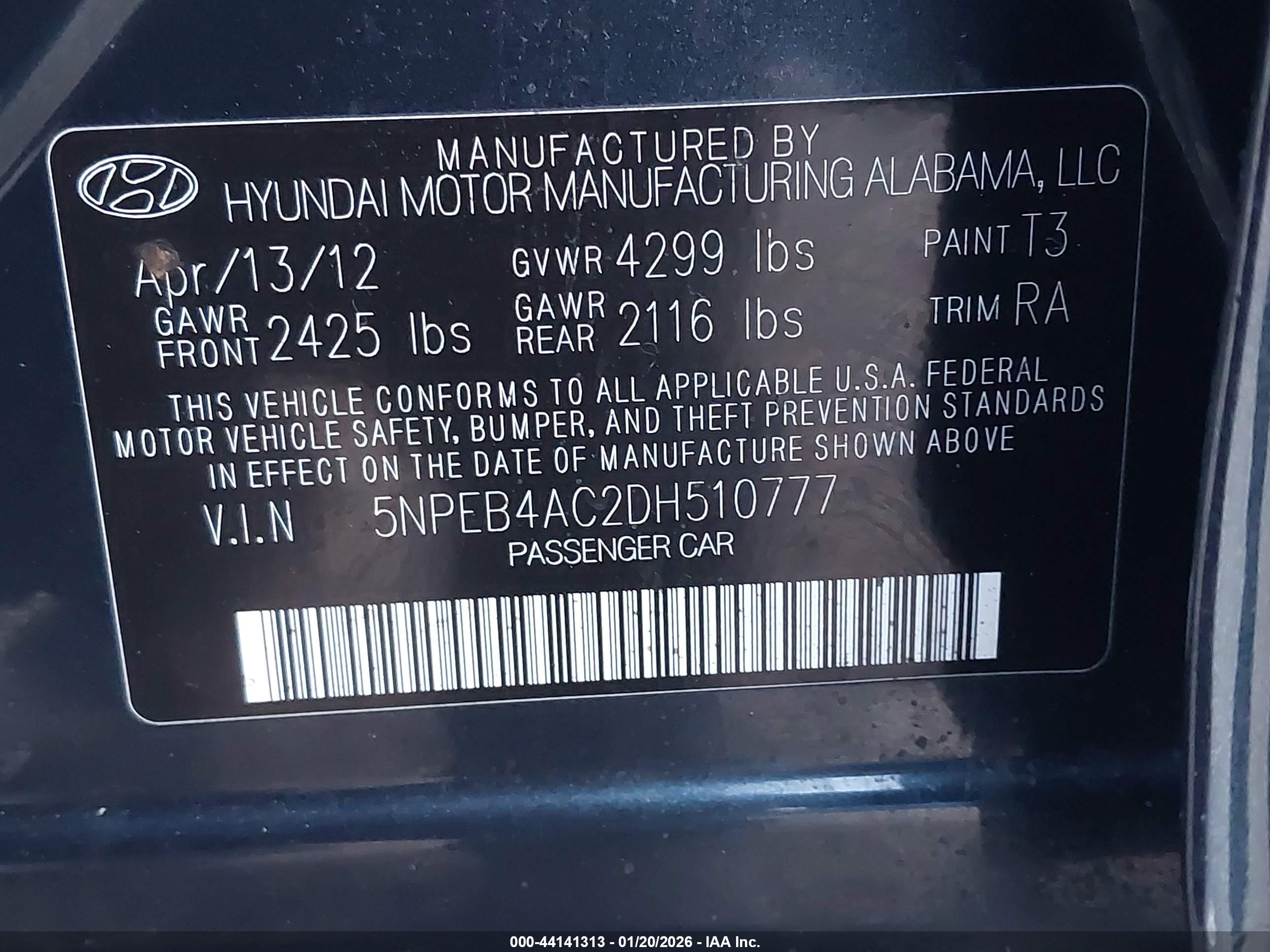 HYUNDAI SONATA image 9