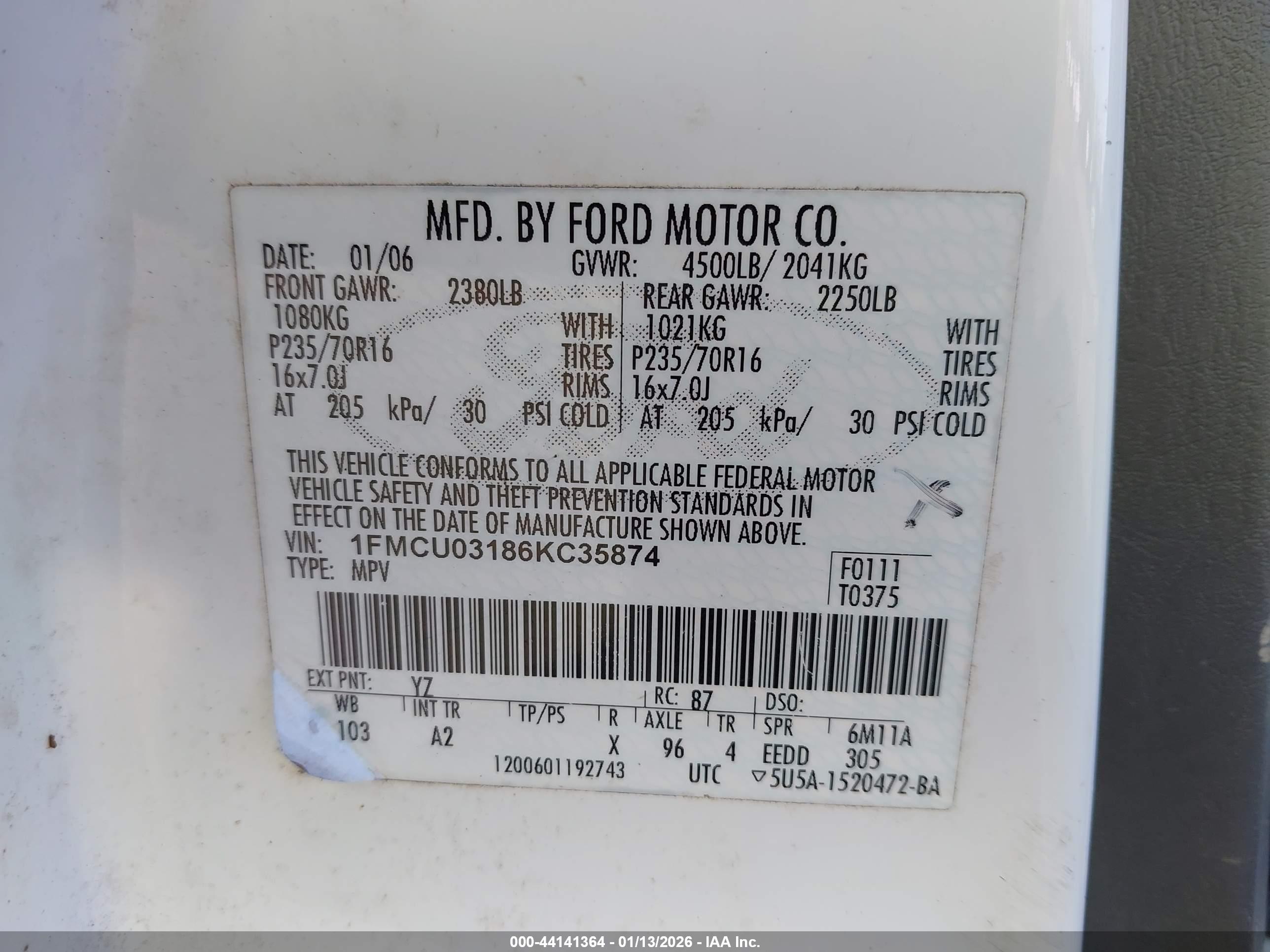 FORD ESCAPE image 9
