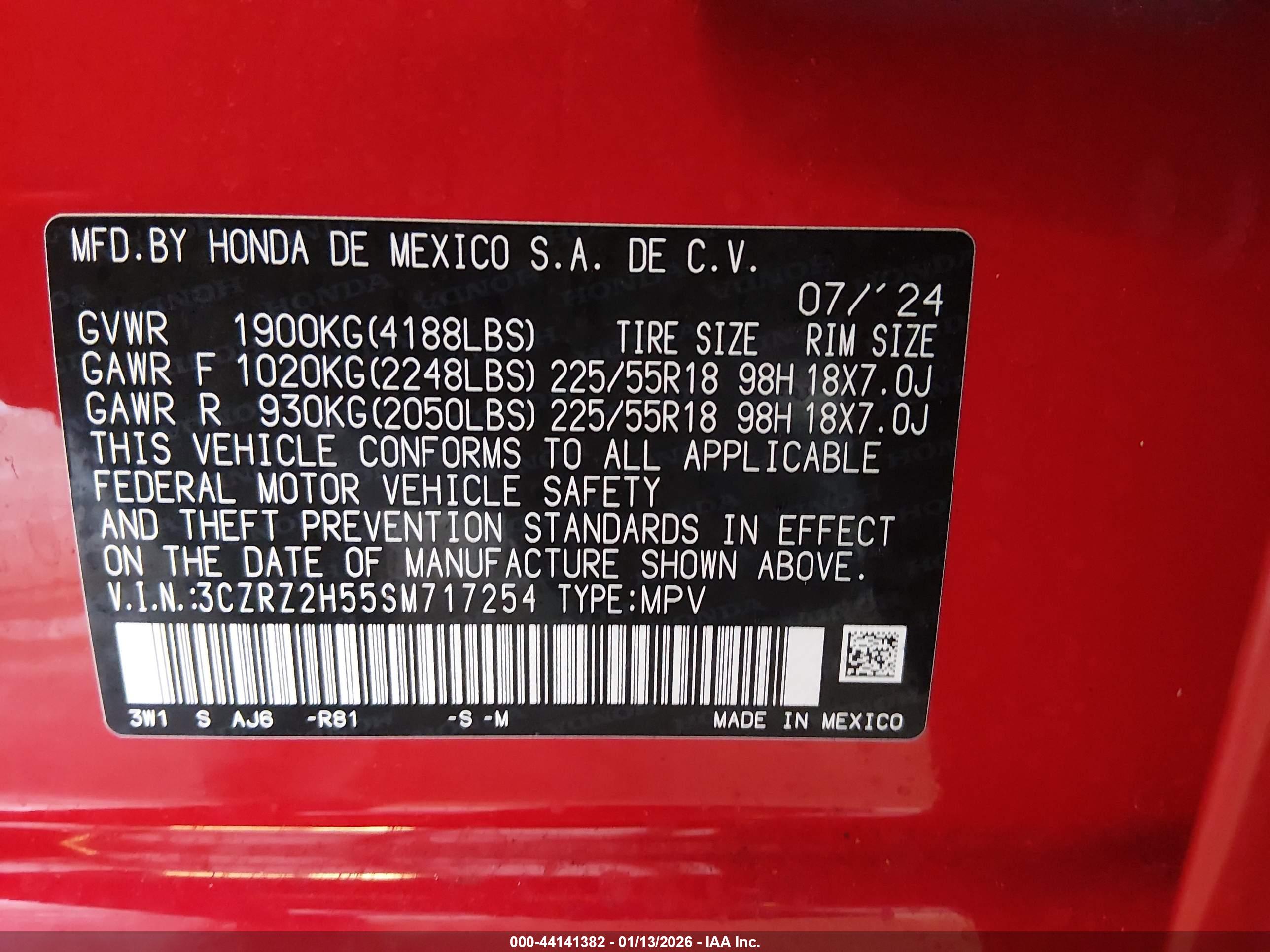 HONDA HR-V image 9