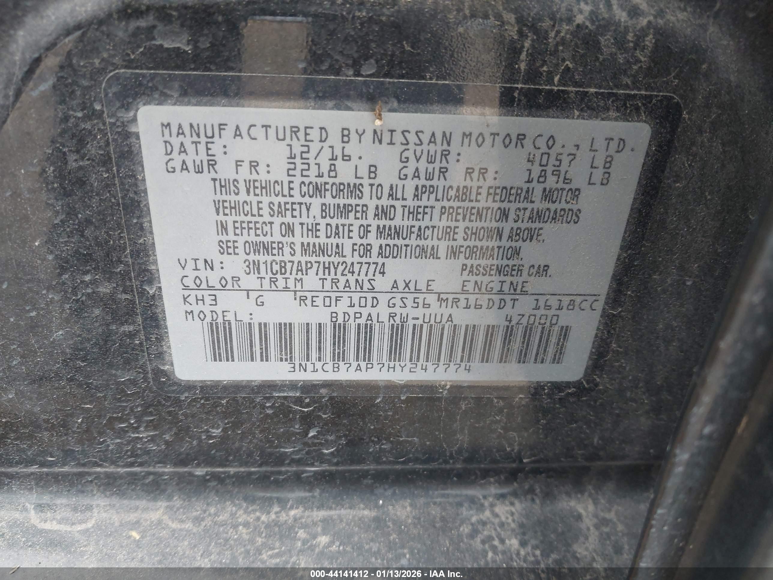 NISSAN SENTRA image 9