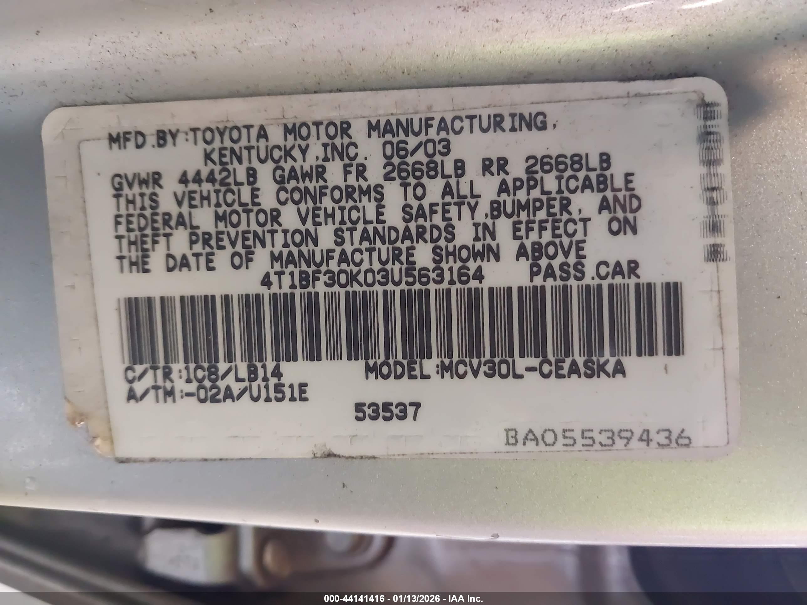 TOYOTA CAMRY image 9