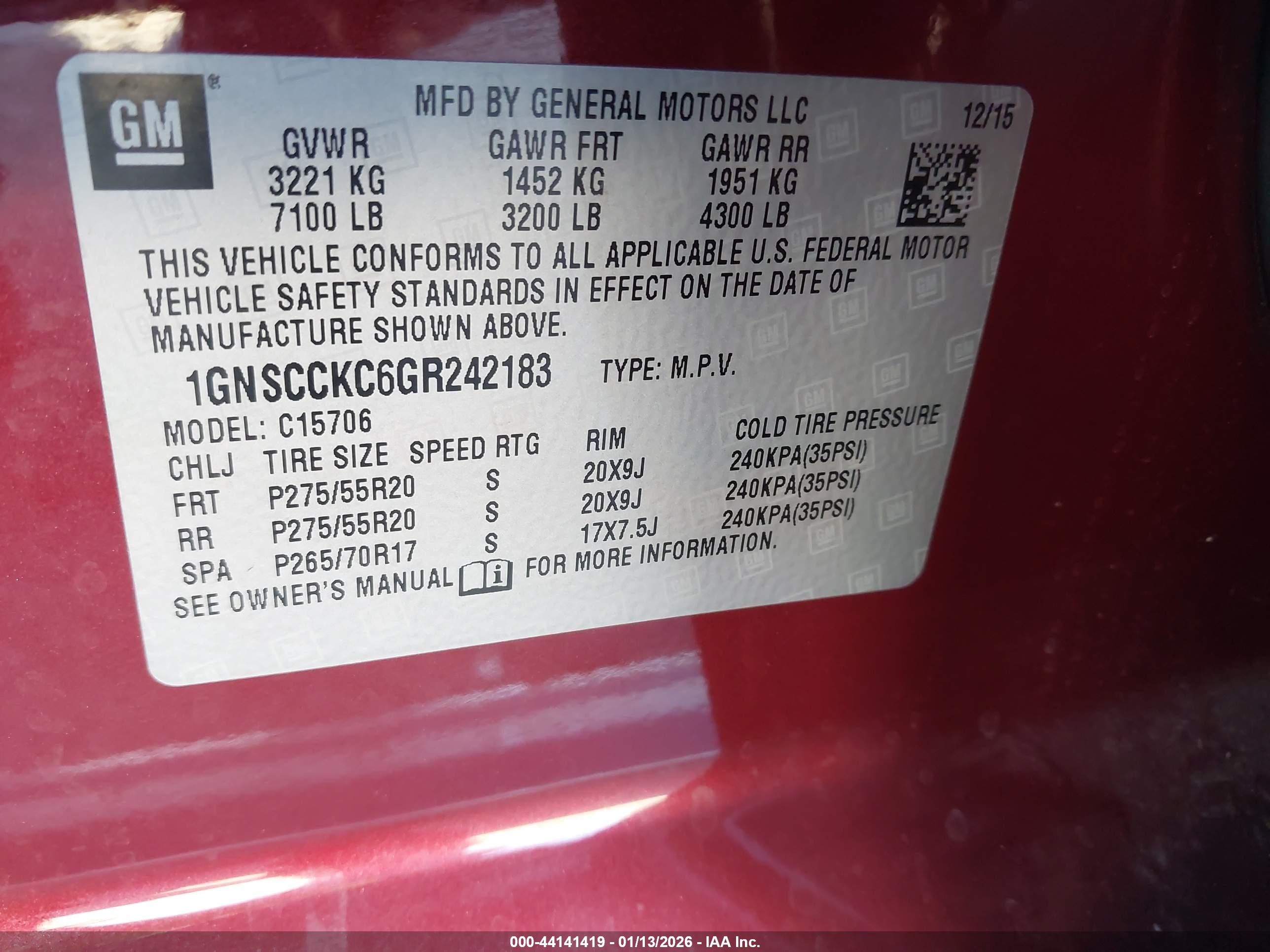 CHEVROLET TAHOE image 9