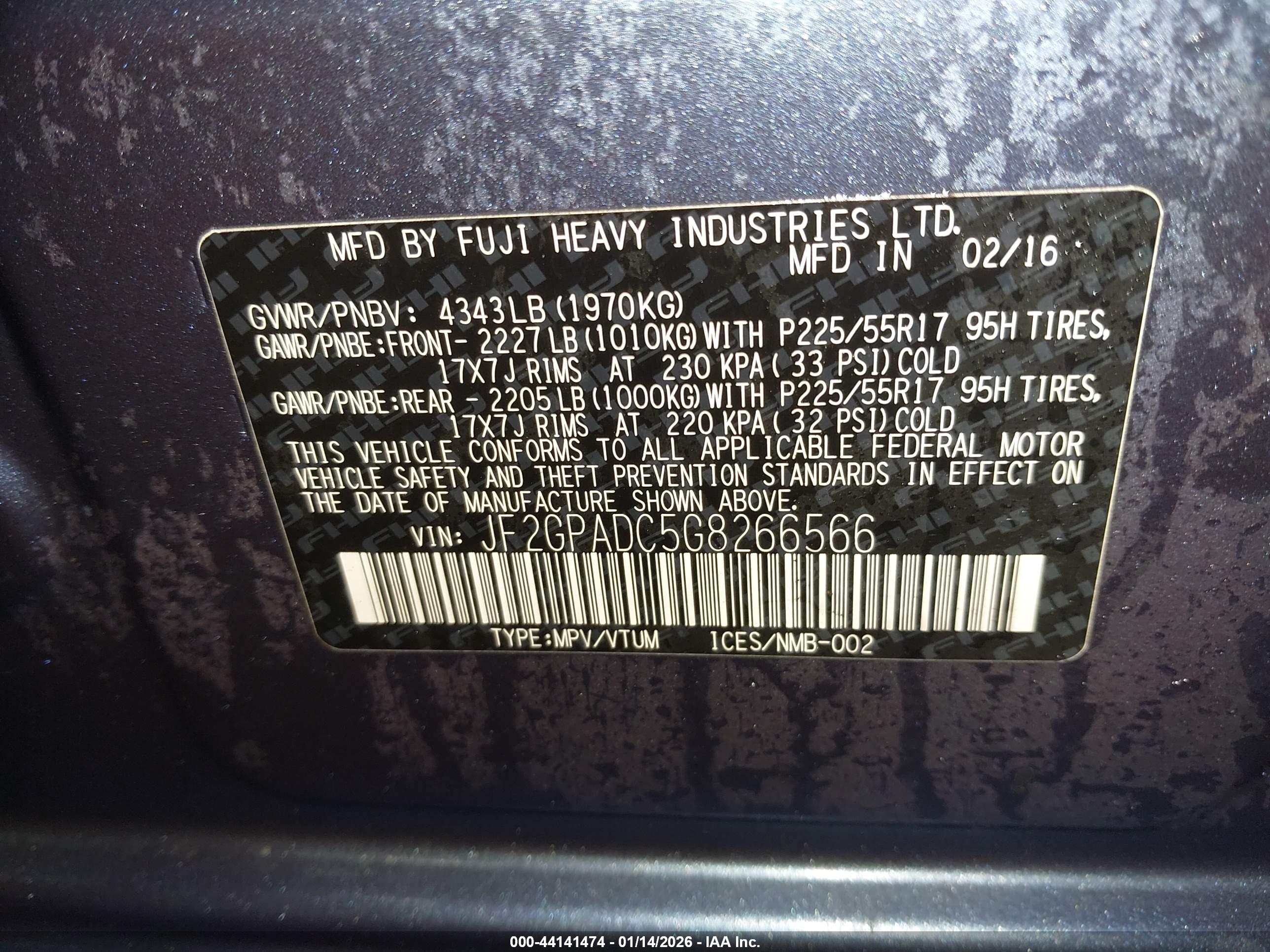 SUBARU CROSSTREK image 9