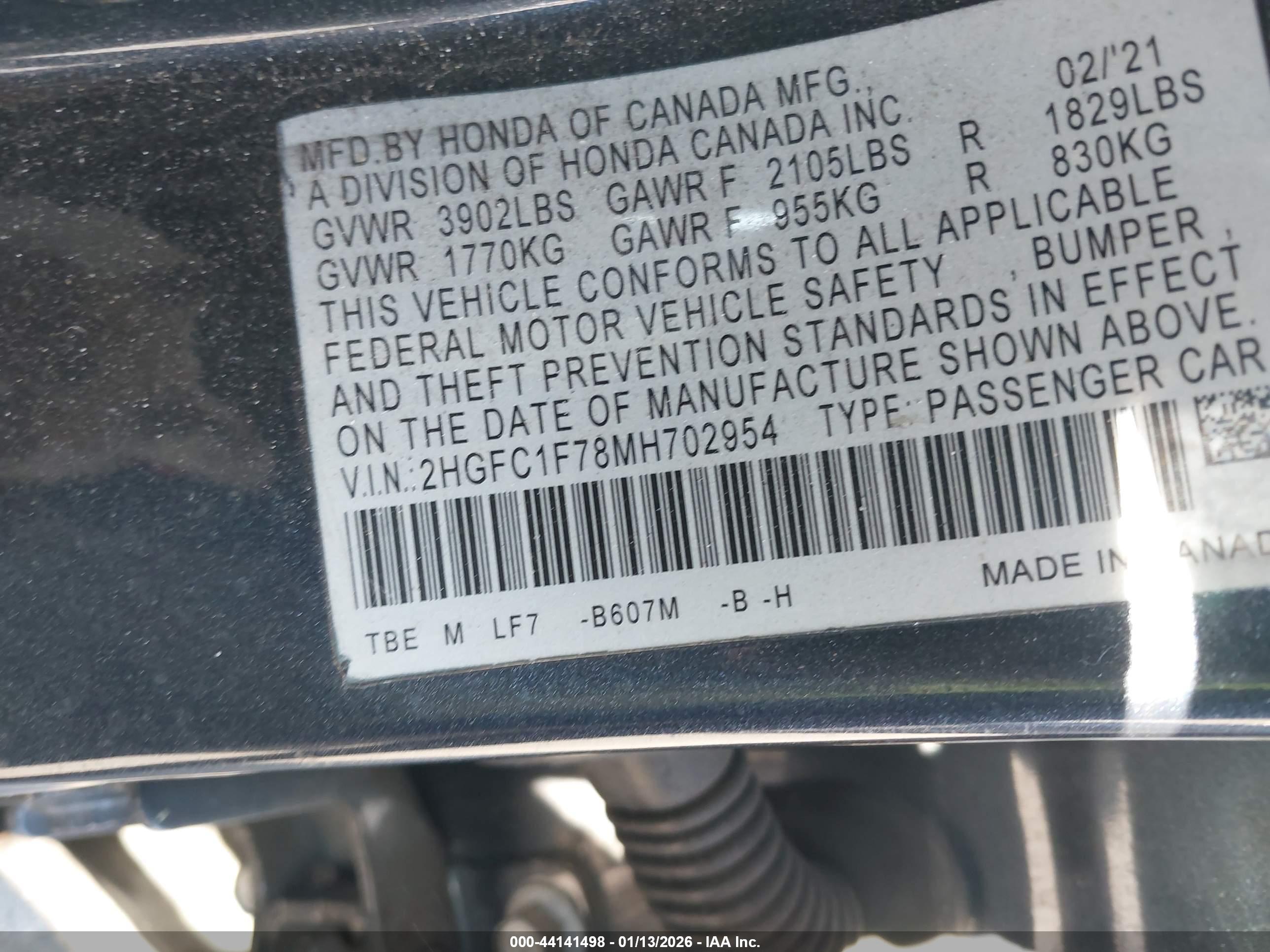 HONDA CIVIC image 9