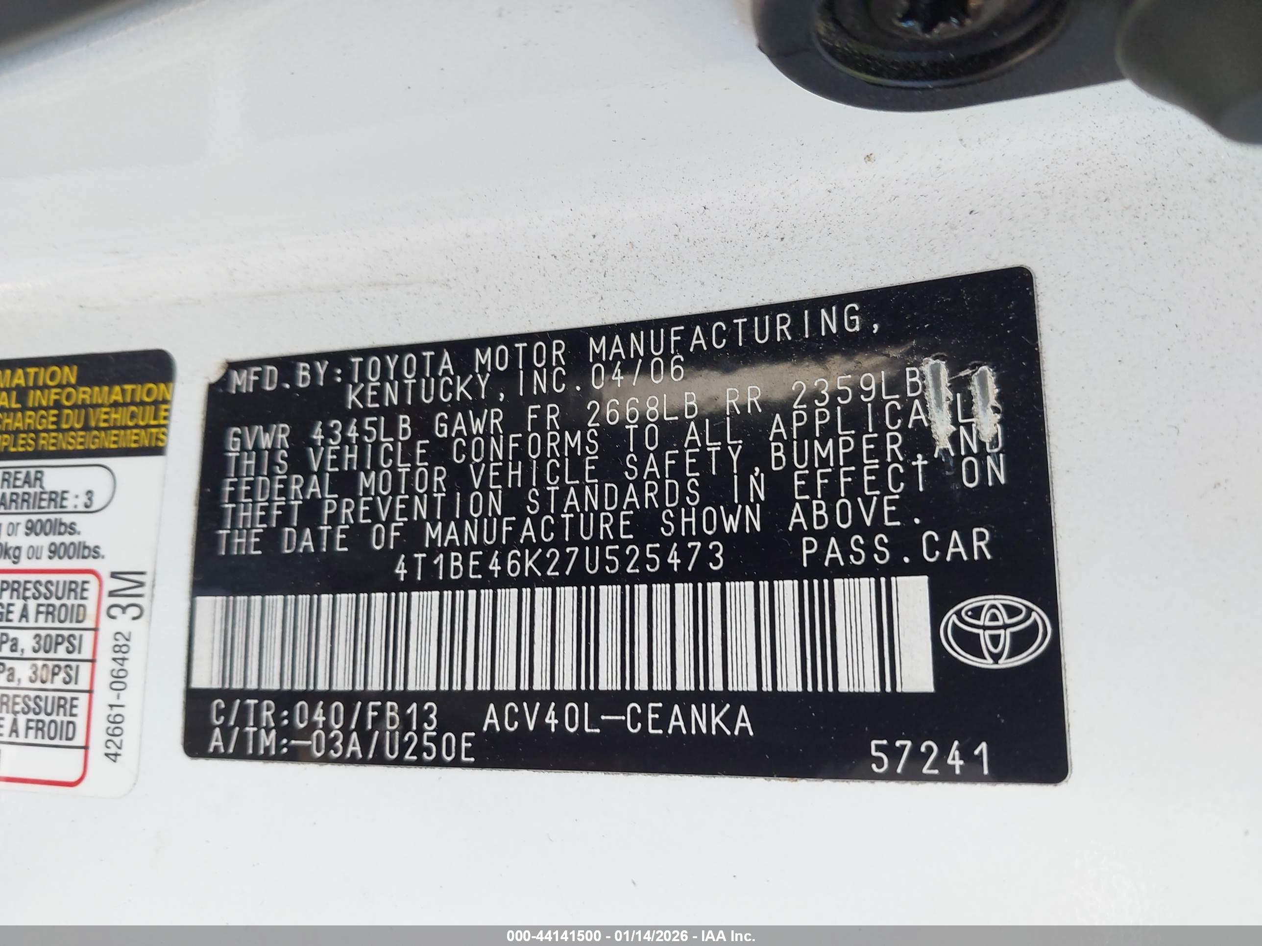 TOYOTA CAMRY image 9