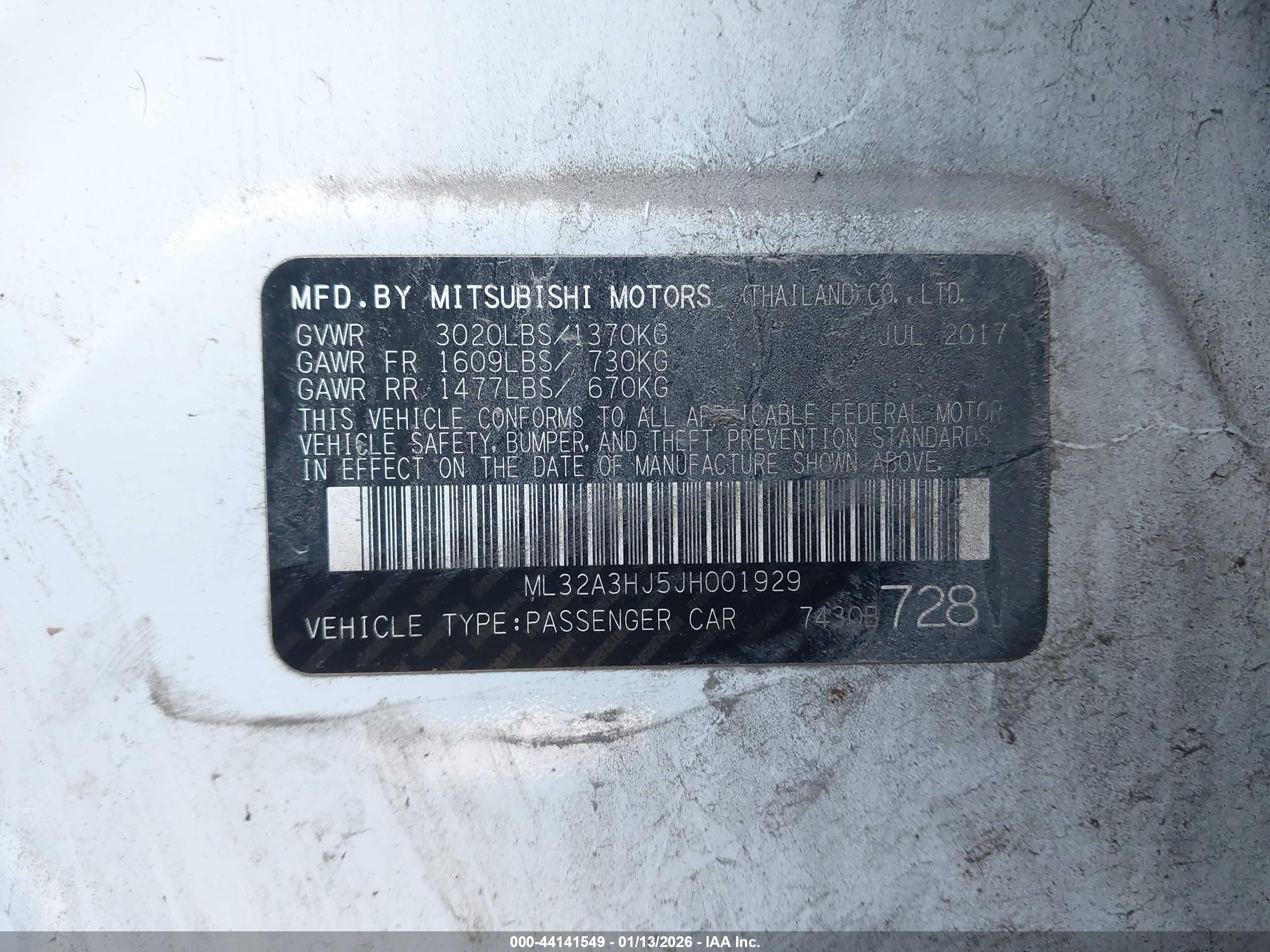 MITSUBISHI MIRAGE image 9