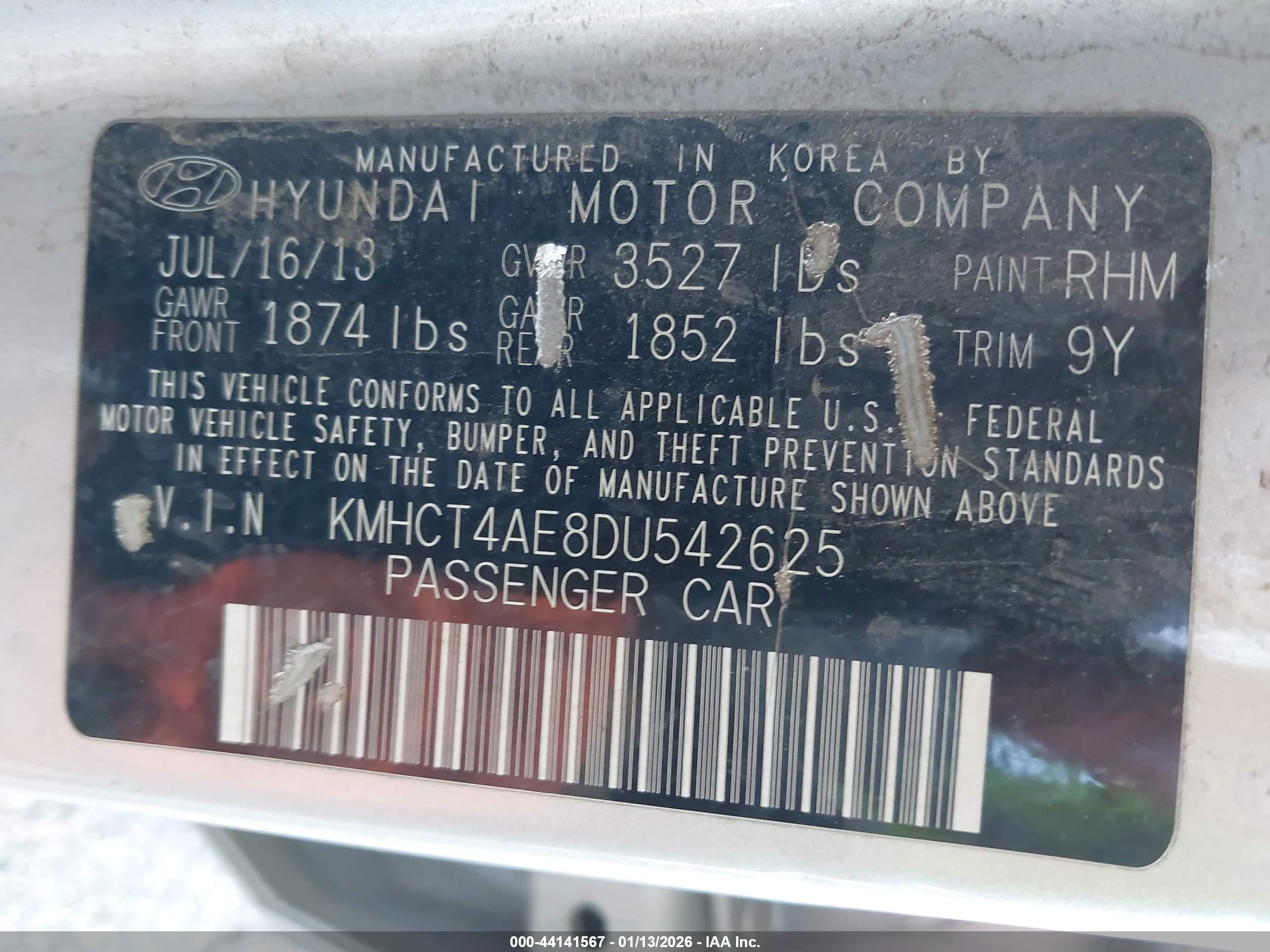 HYUNDAI ACCENT image 9