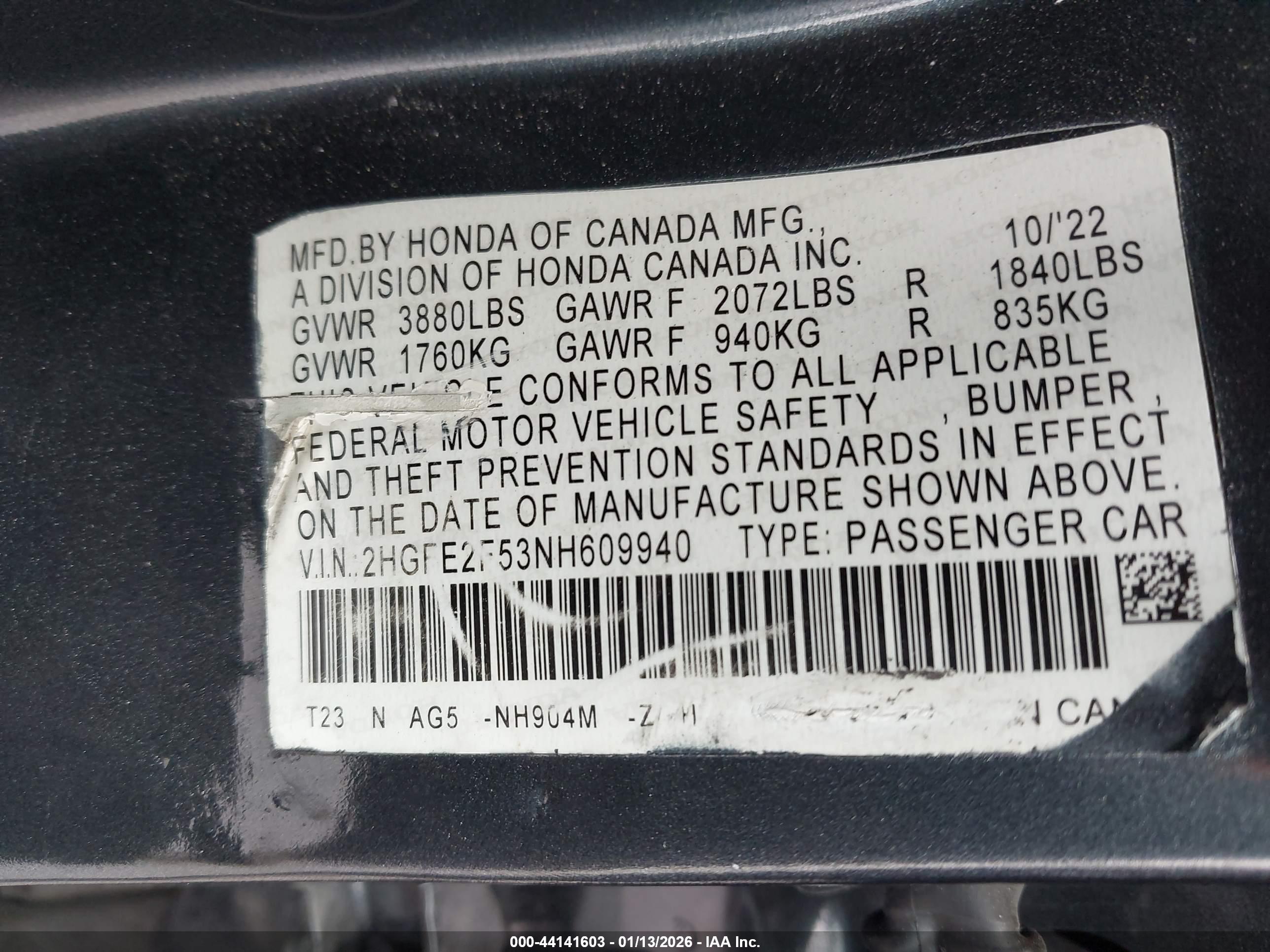 HONDA CIVIC image 9